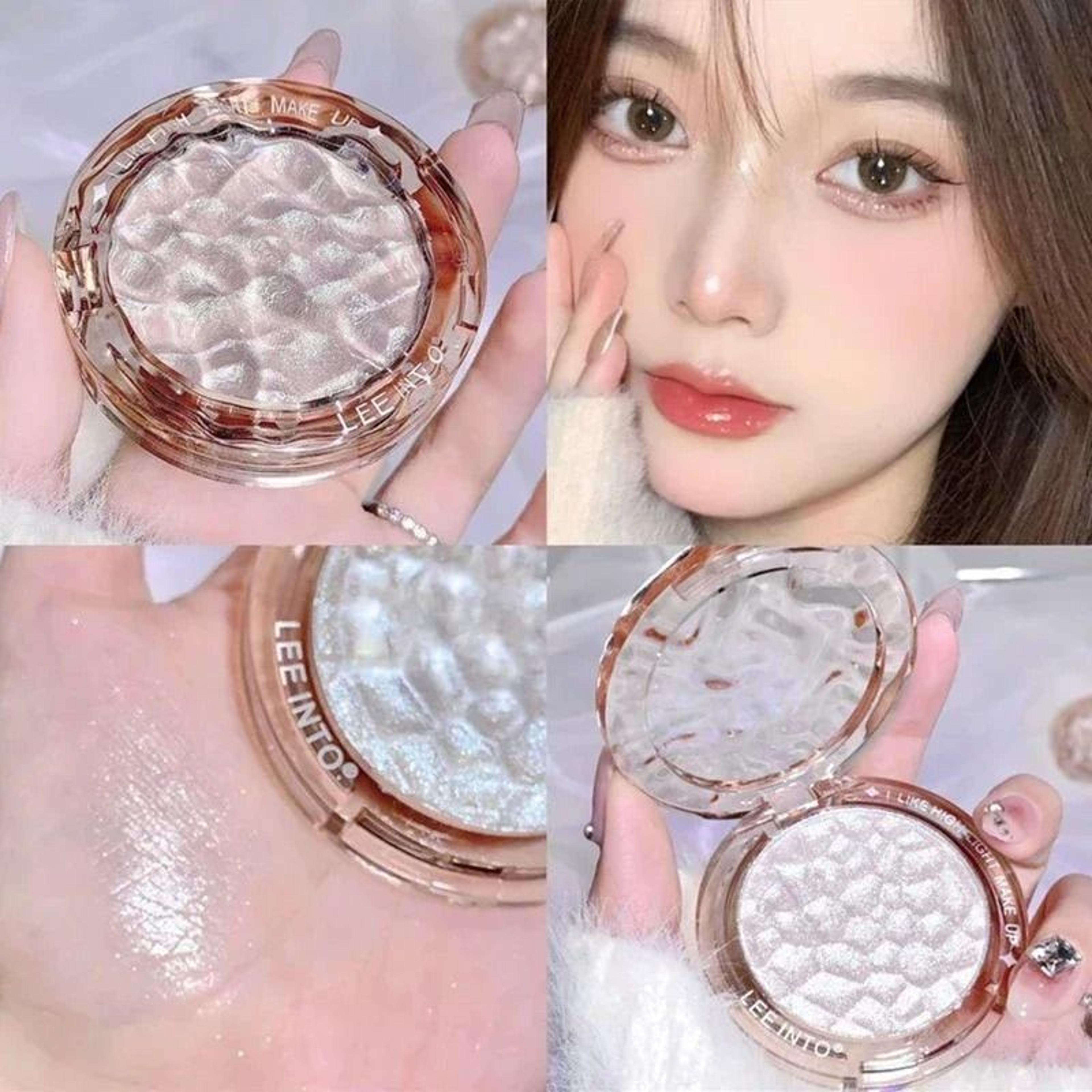 HighGloss Illuminating Palette  Professional Glitter Highlight  Contour Duo 6