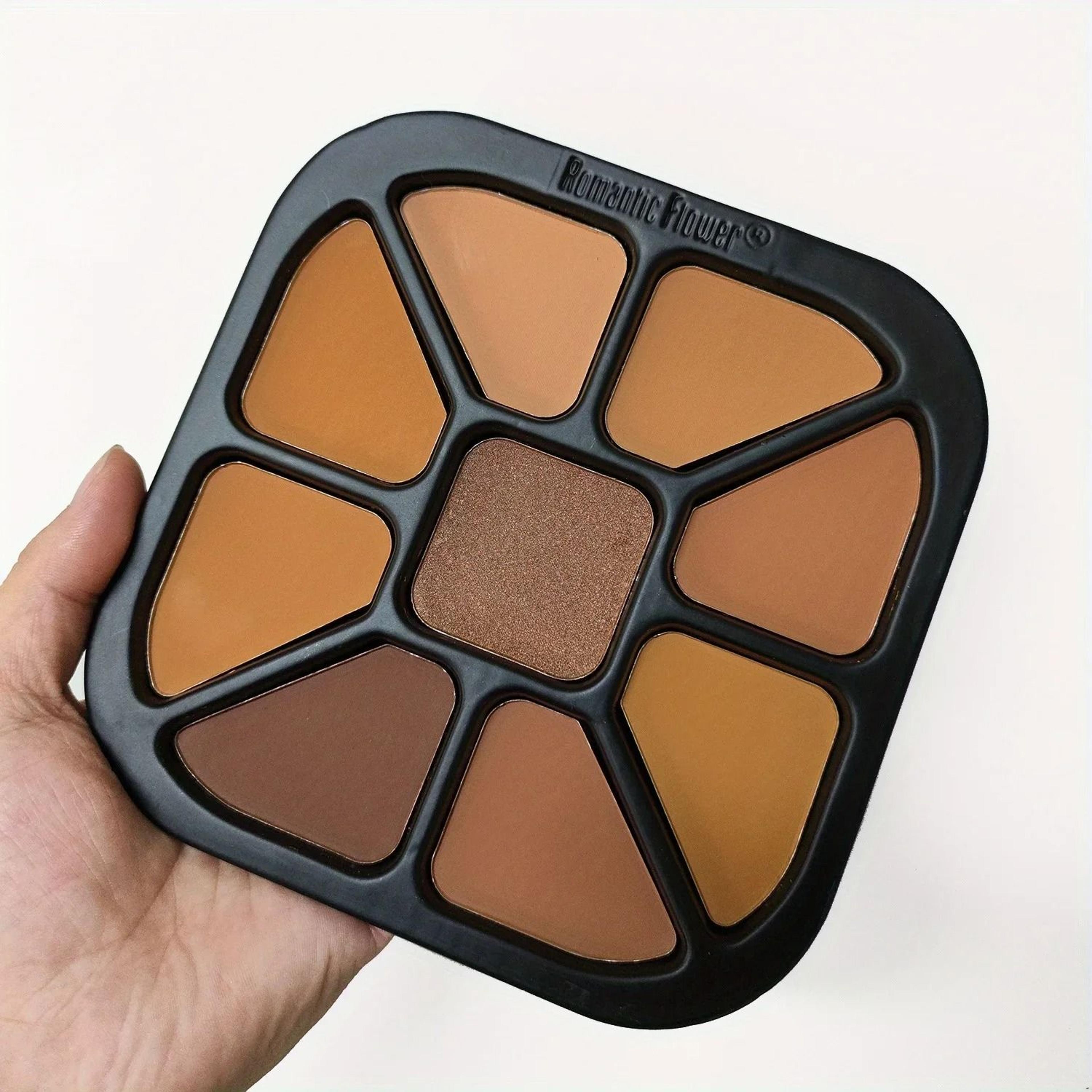9Color Professional Finishing Powder Palette  Waterproof Matte Highlight  Fixing Collection 1