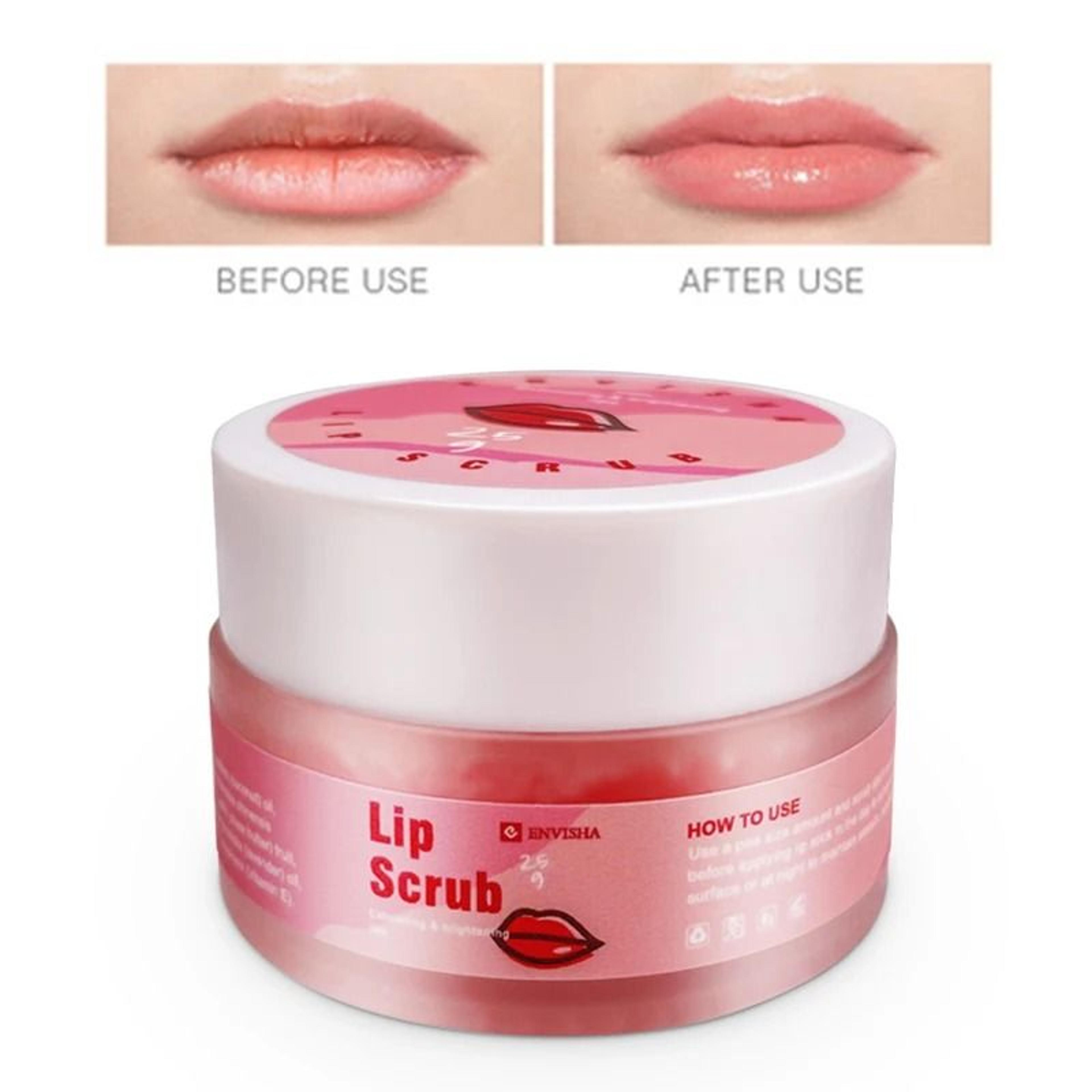 Organic Sugar Lip Scrub  Intensive Mint Refresh  Smoothing Lip Care 4