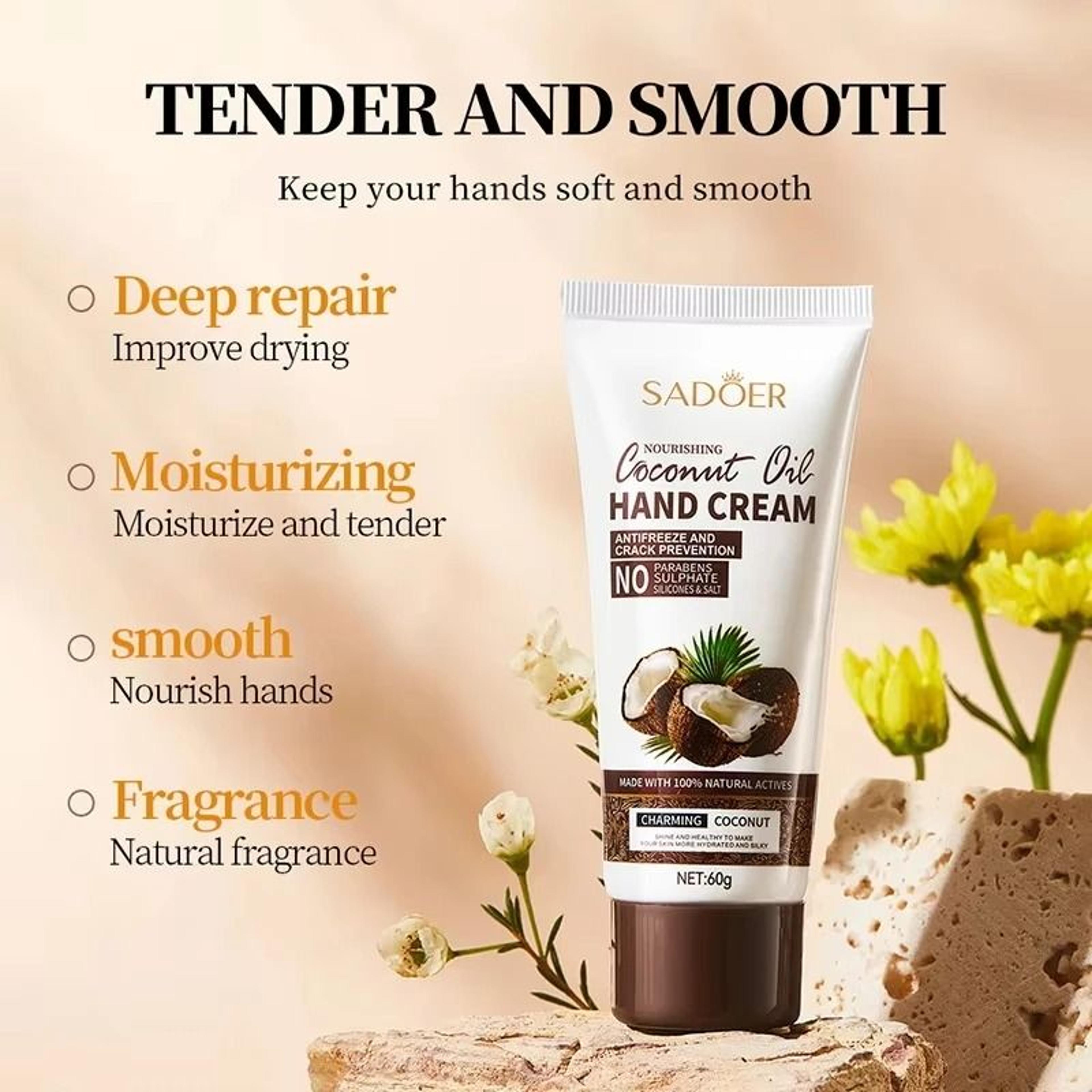 coconut anti-wrinkle hand therapy – intensive whitening & repair cream