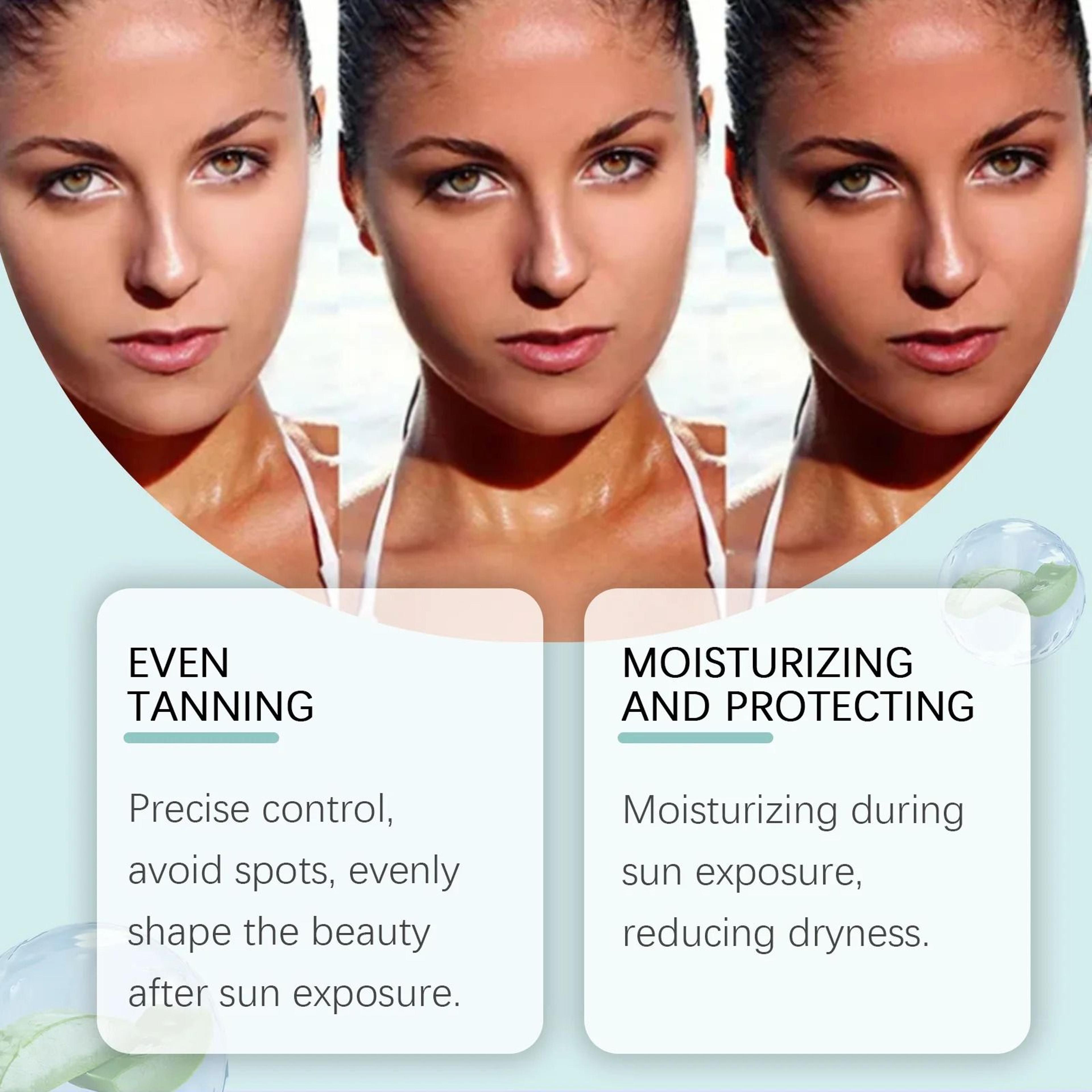 Natural Glow Tanning Drops  Nourishing Brown Face  Body Tinting Serum 3