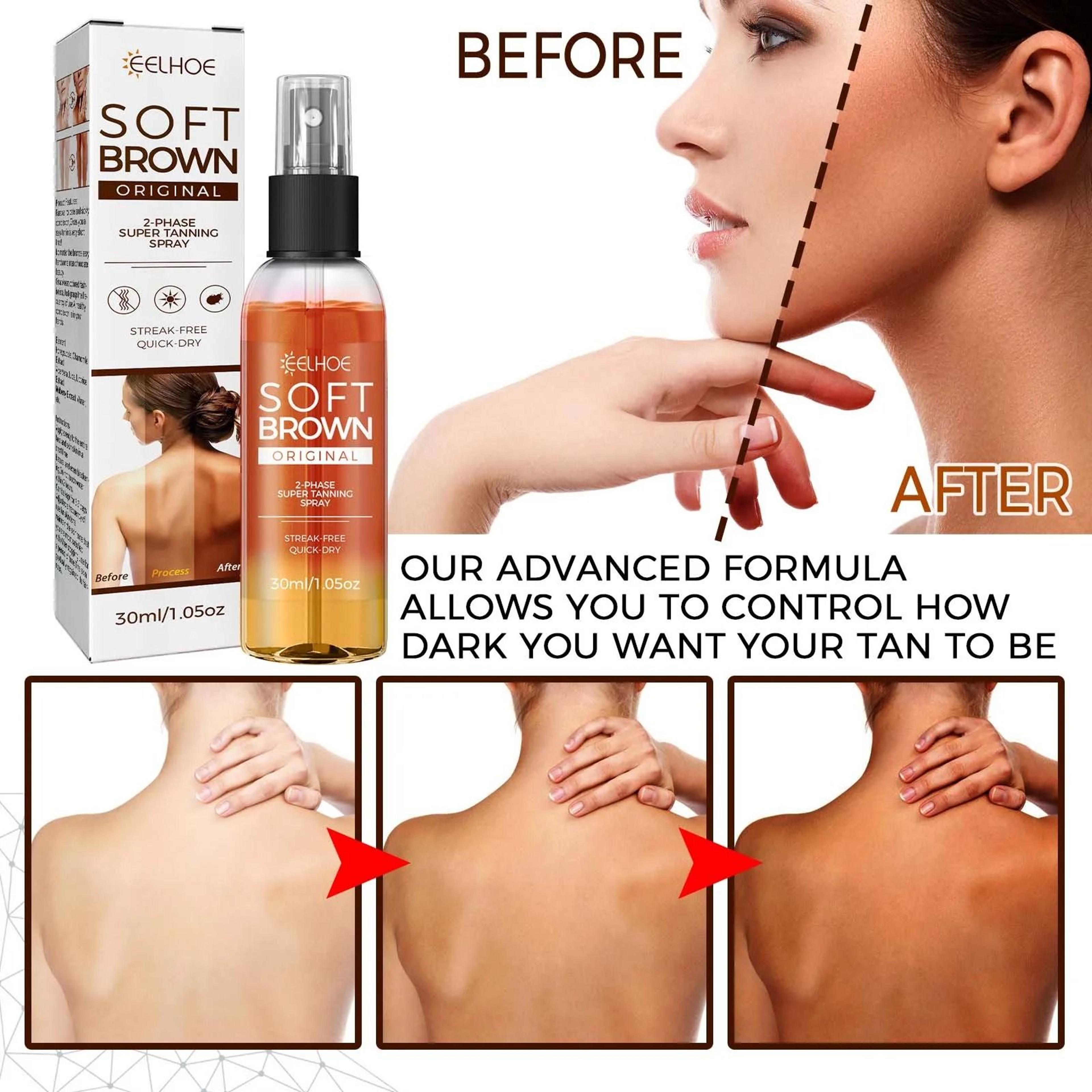 Darker Natural Tanning Spray  HighIntensity Sunless Booster  Bronzer 3