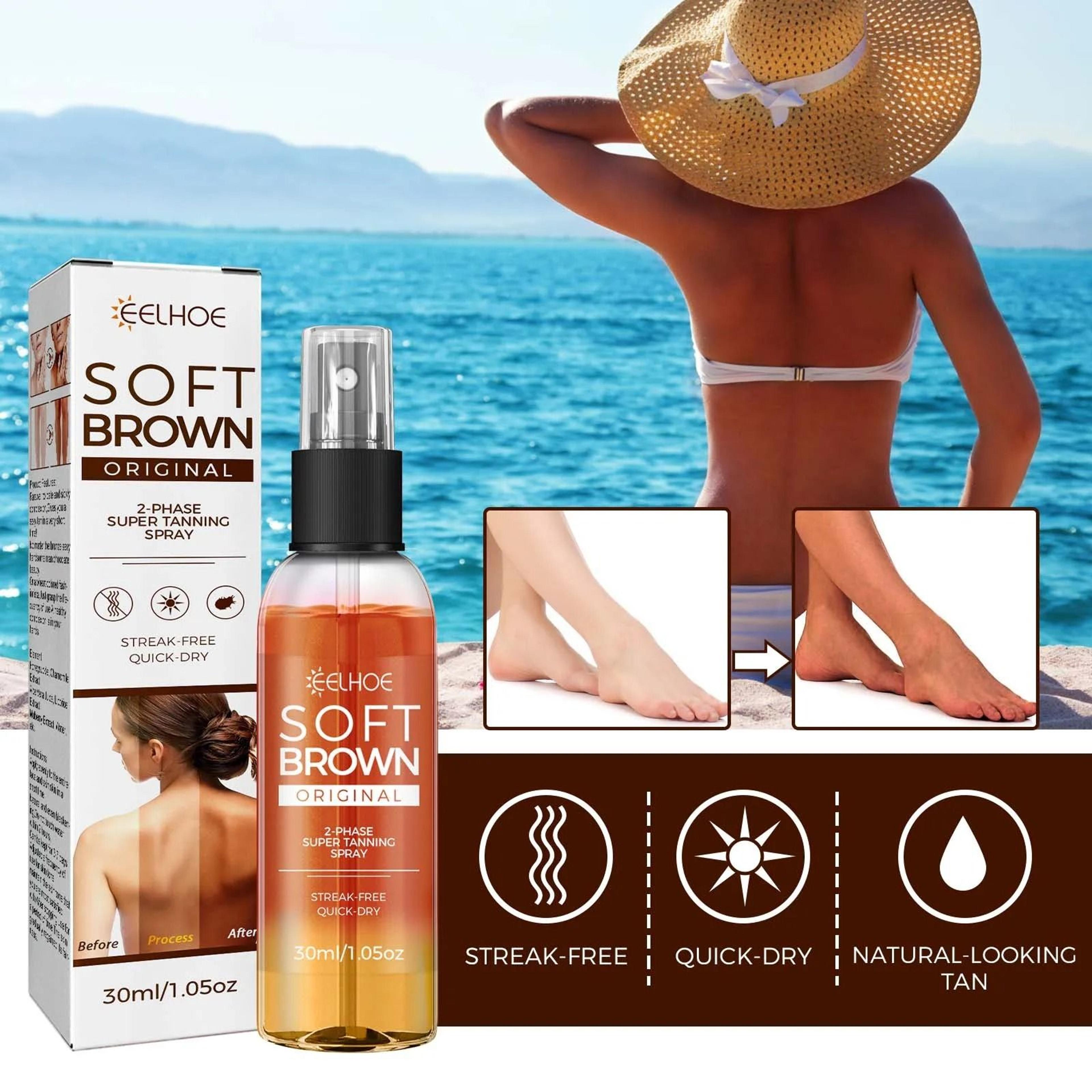 Darker Natural Tanning Spray  HighIntensity Sunless Booster  Bronzer 5