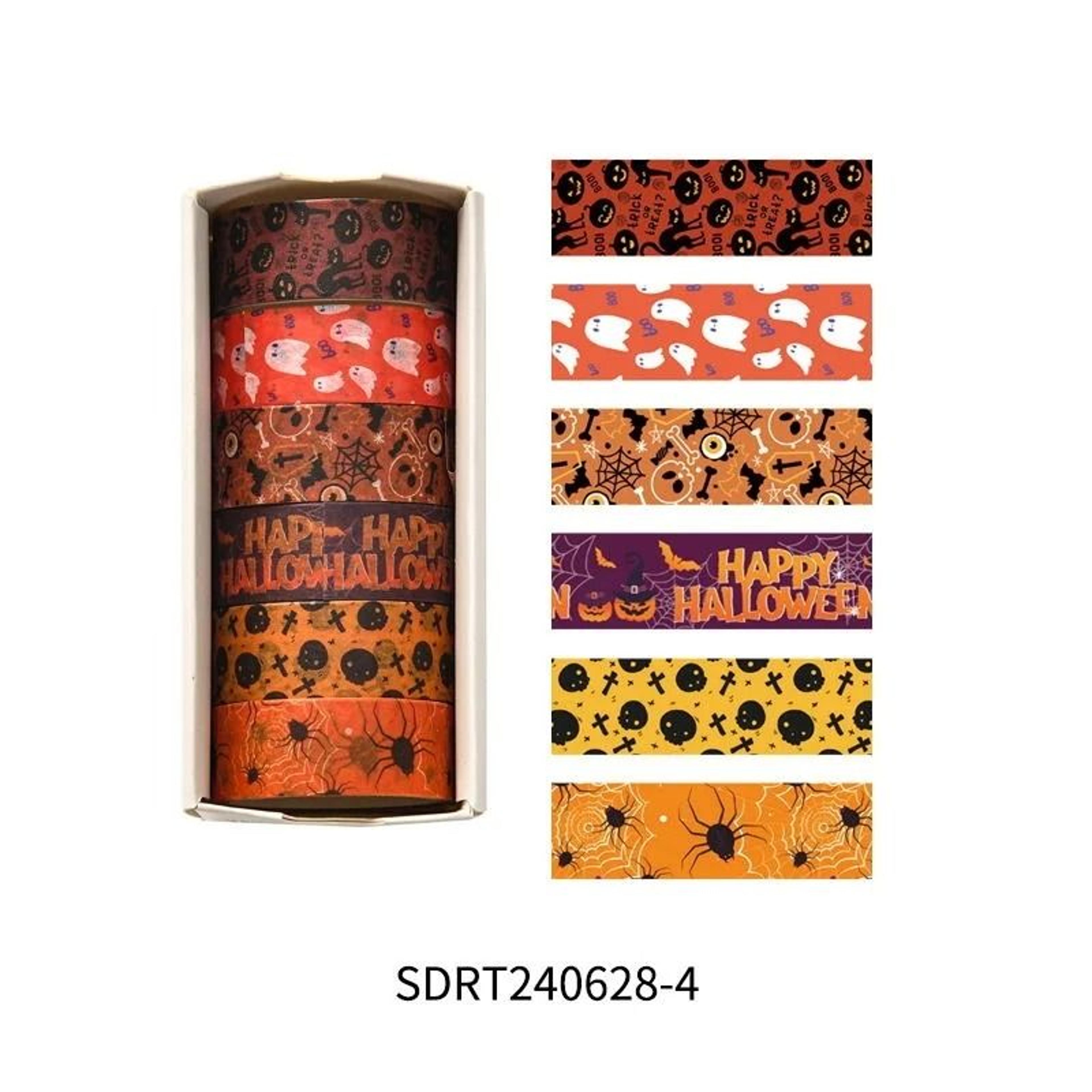 Spooky Season Happy Halloween Washi Tape Set 6