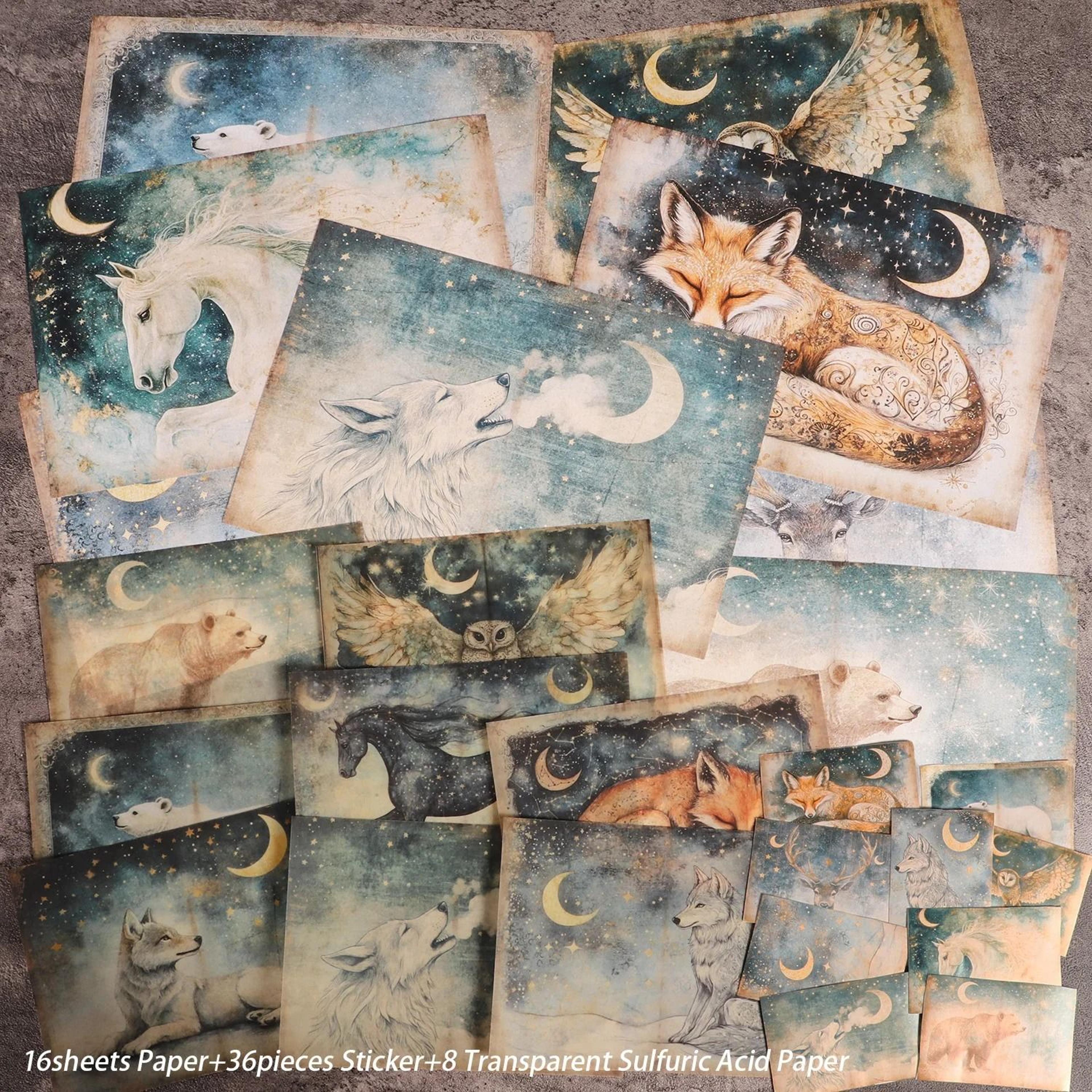 Celestial Astrology  Animal DIY Scrapbook Kit 6