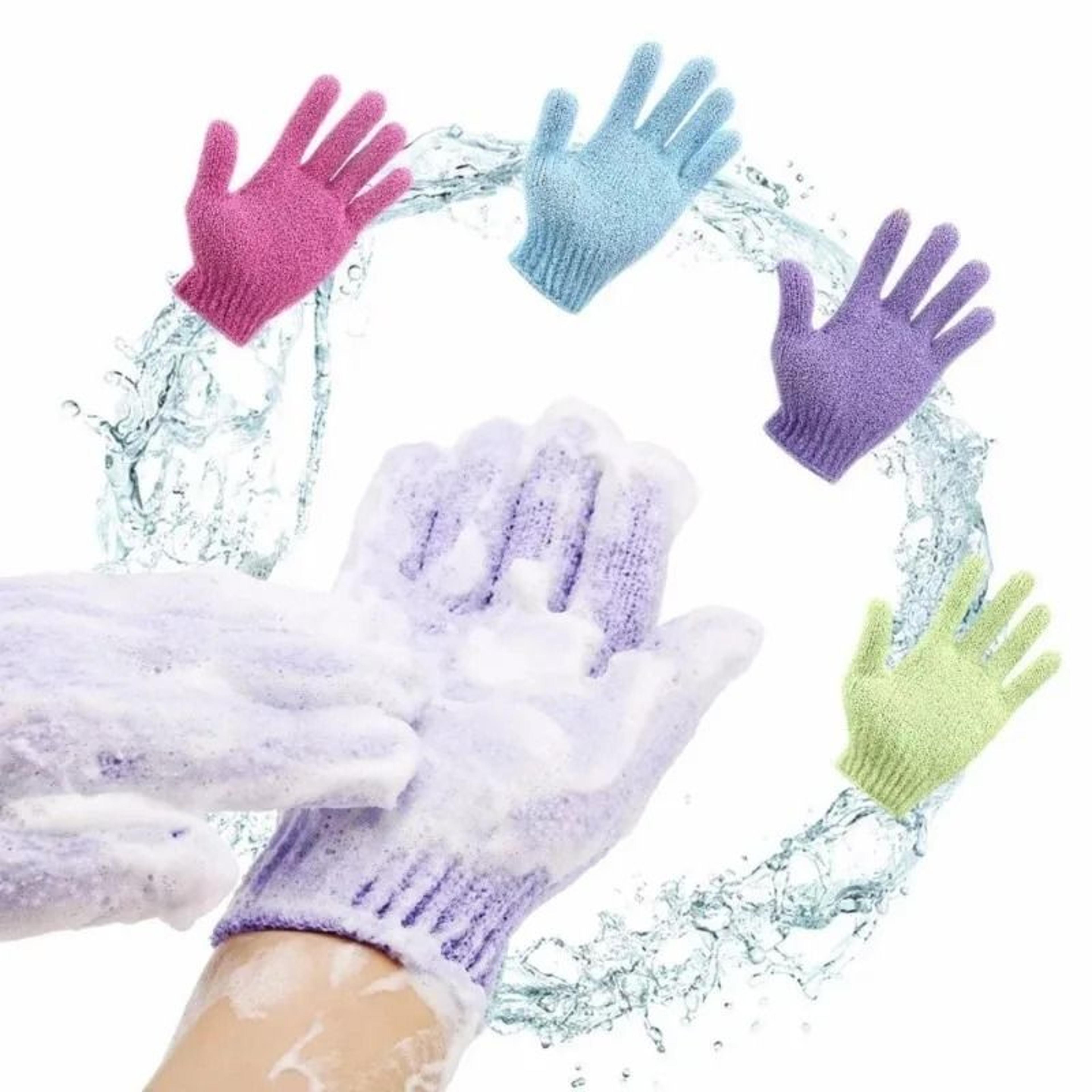 DualAction Exfoliating  Smoothing Bath Mitts 5