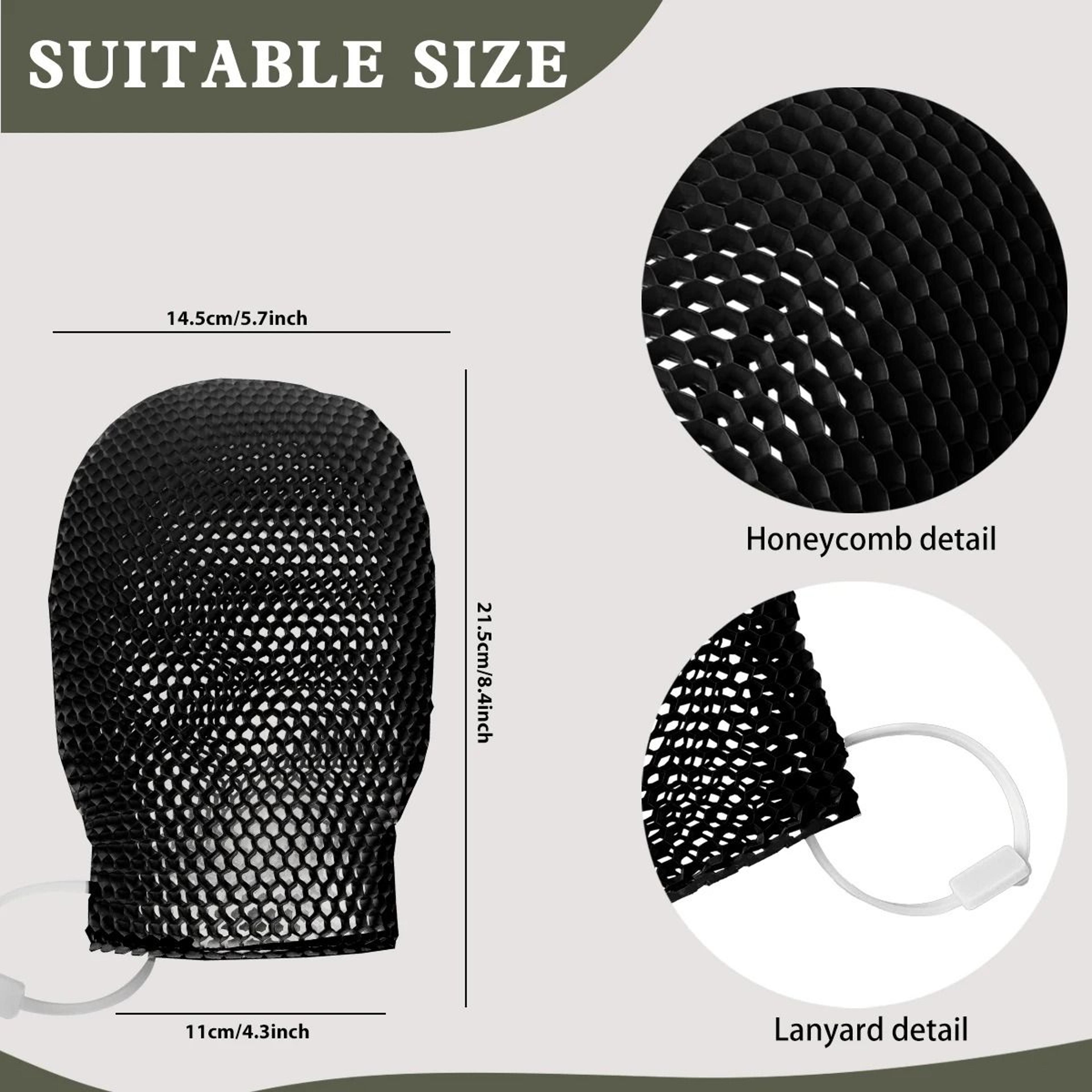 Honeycomb TPU Gentle Scrubbing Gloves 7