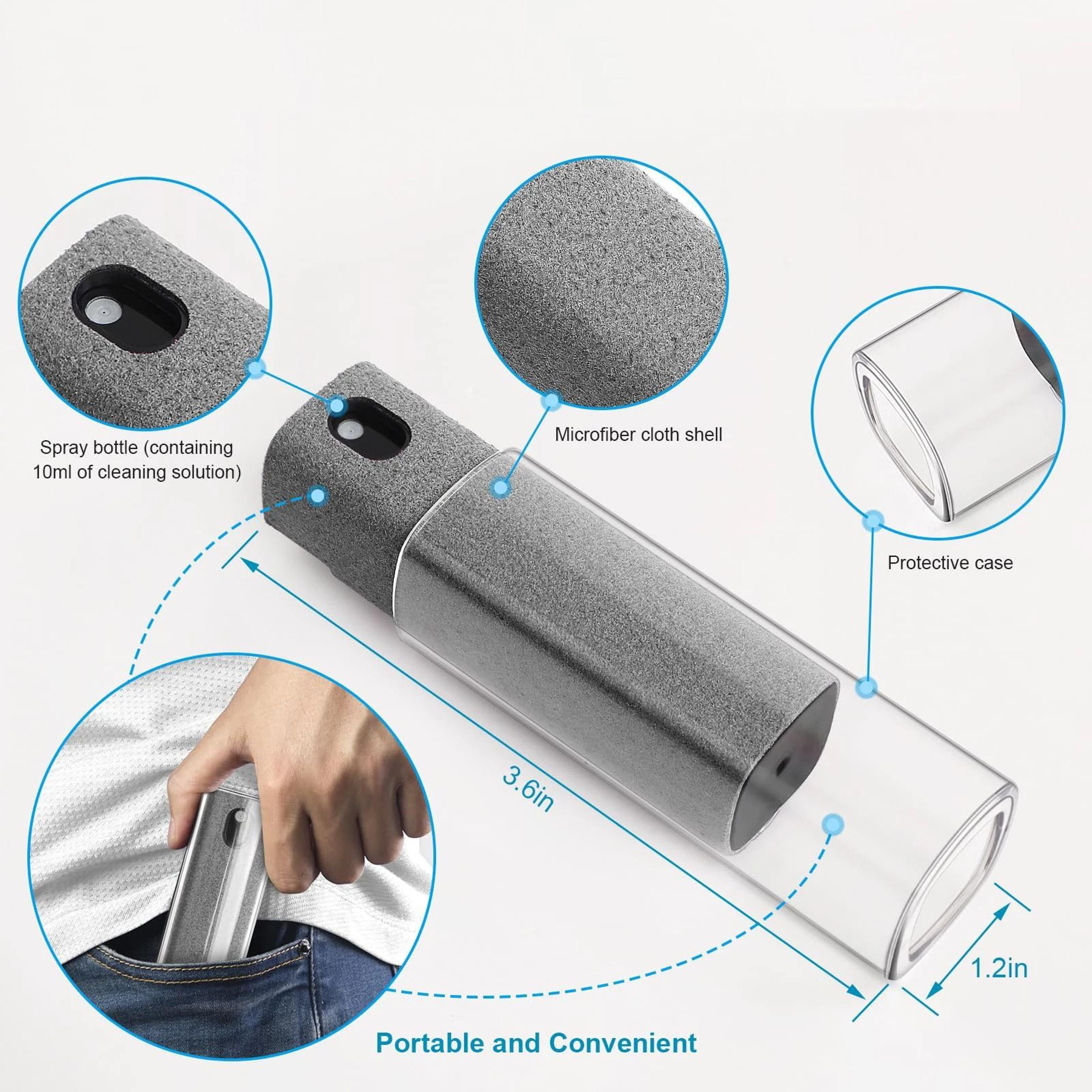 2in1 Microfiber Screen Cleaner Spray  Wipe 2