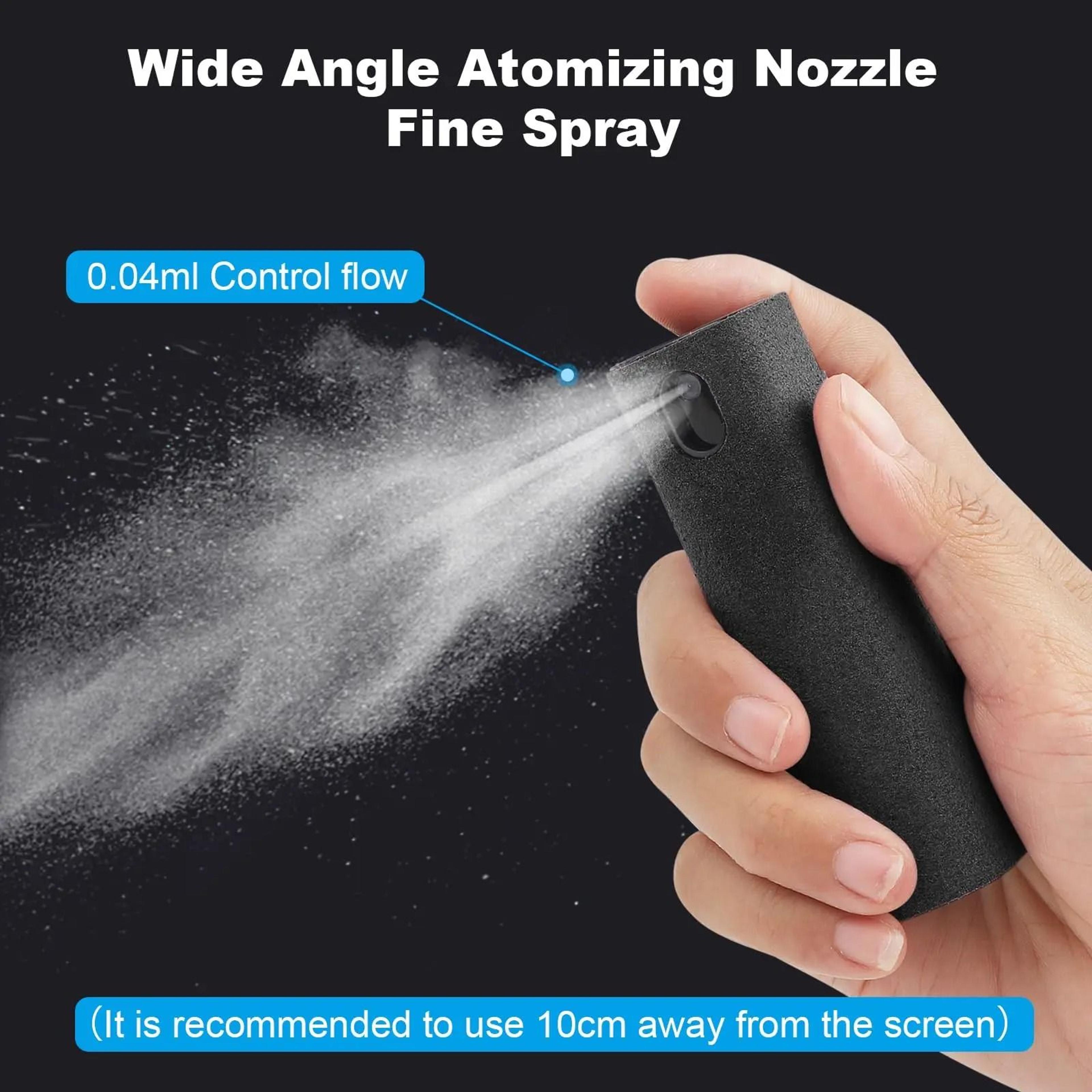 2in1 Microfiber Screen Cleaner Spray  Wipe 4
