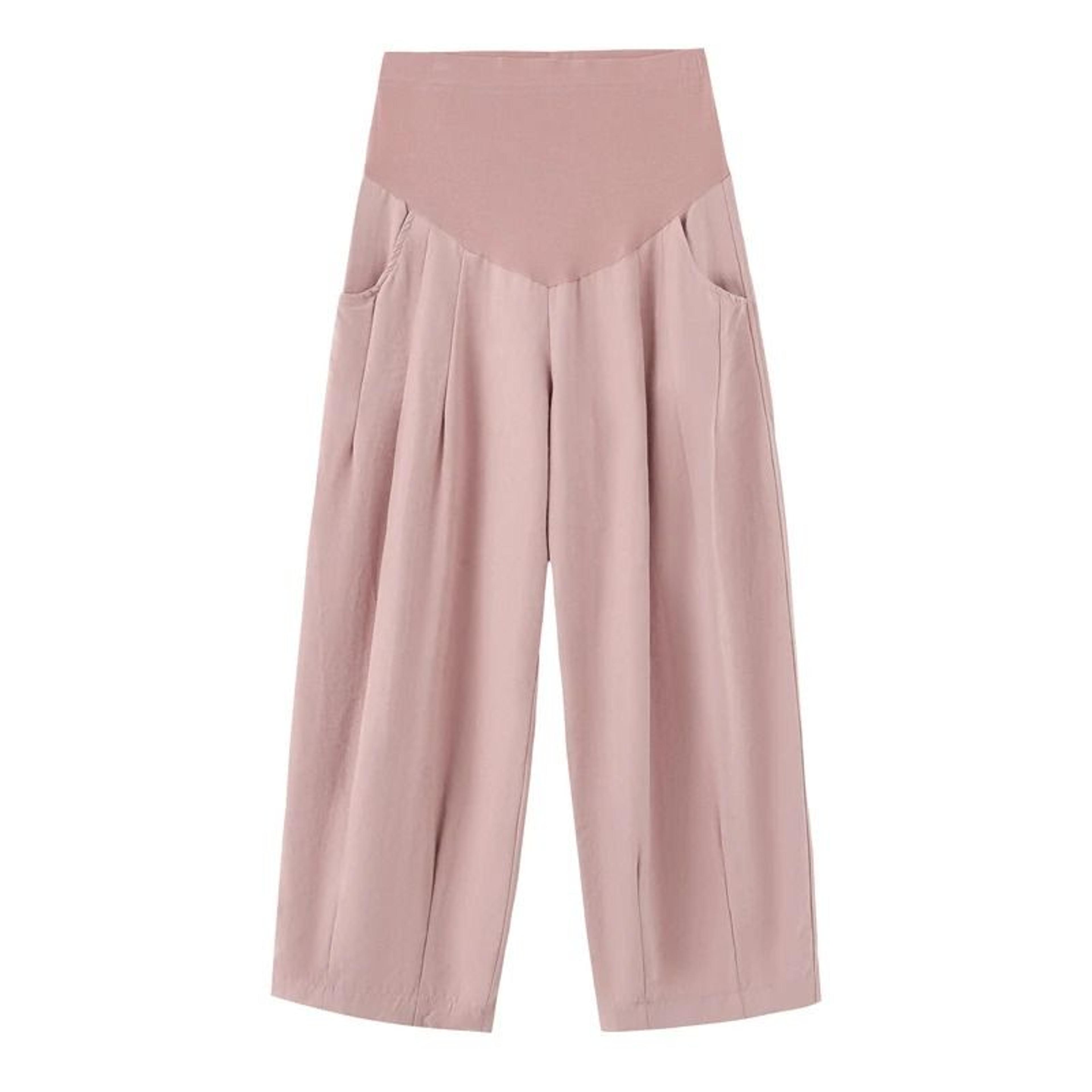 Ultralight Wide Leg Maternity Summer Trousers 9