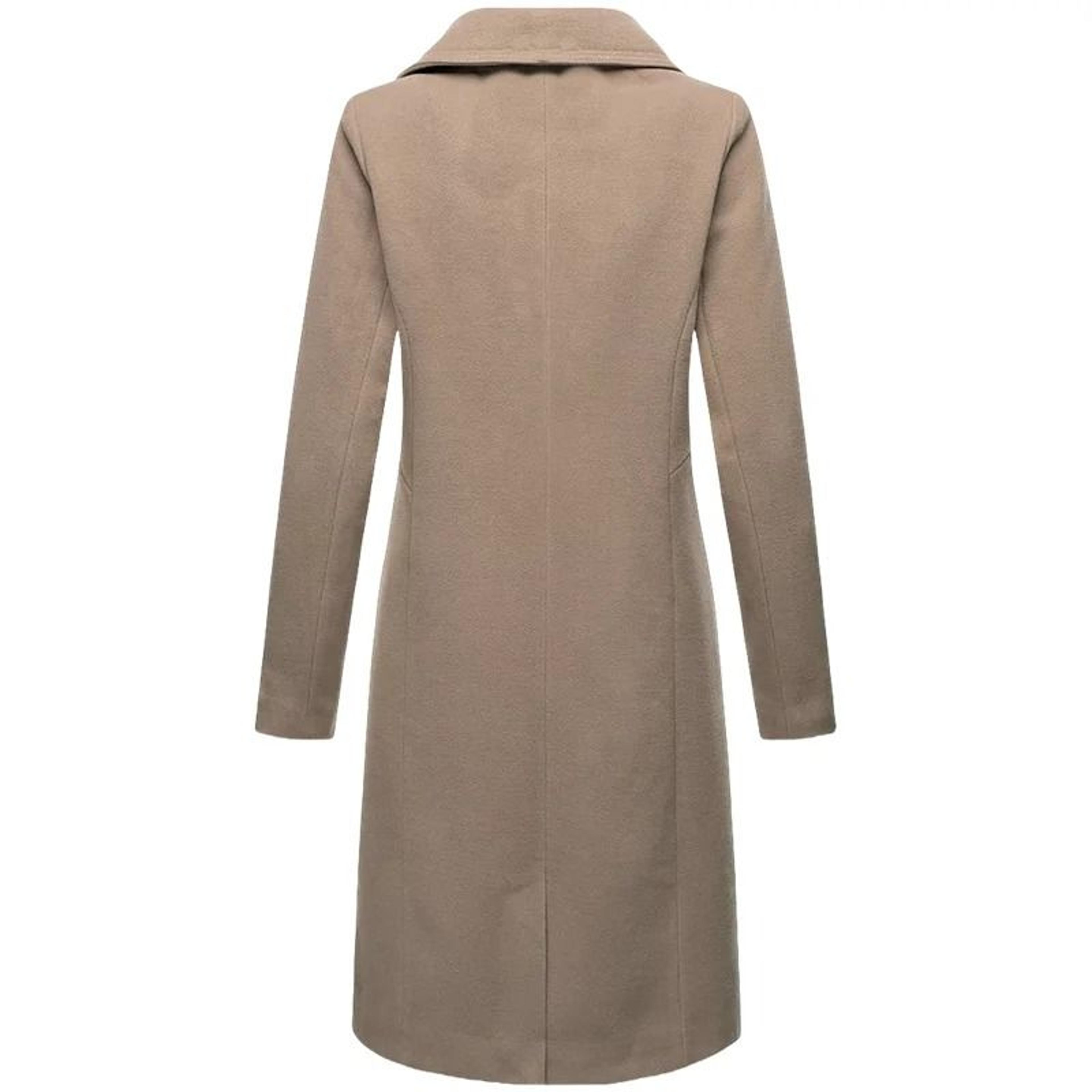 DoubleBreasted Winter Wool Blend Lined Coat 2