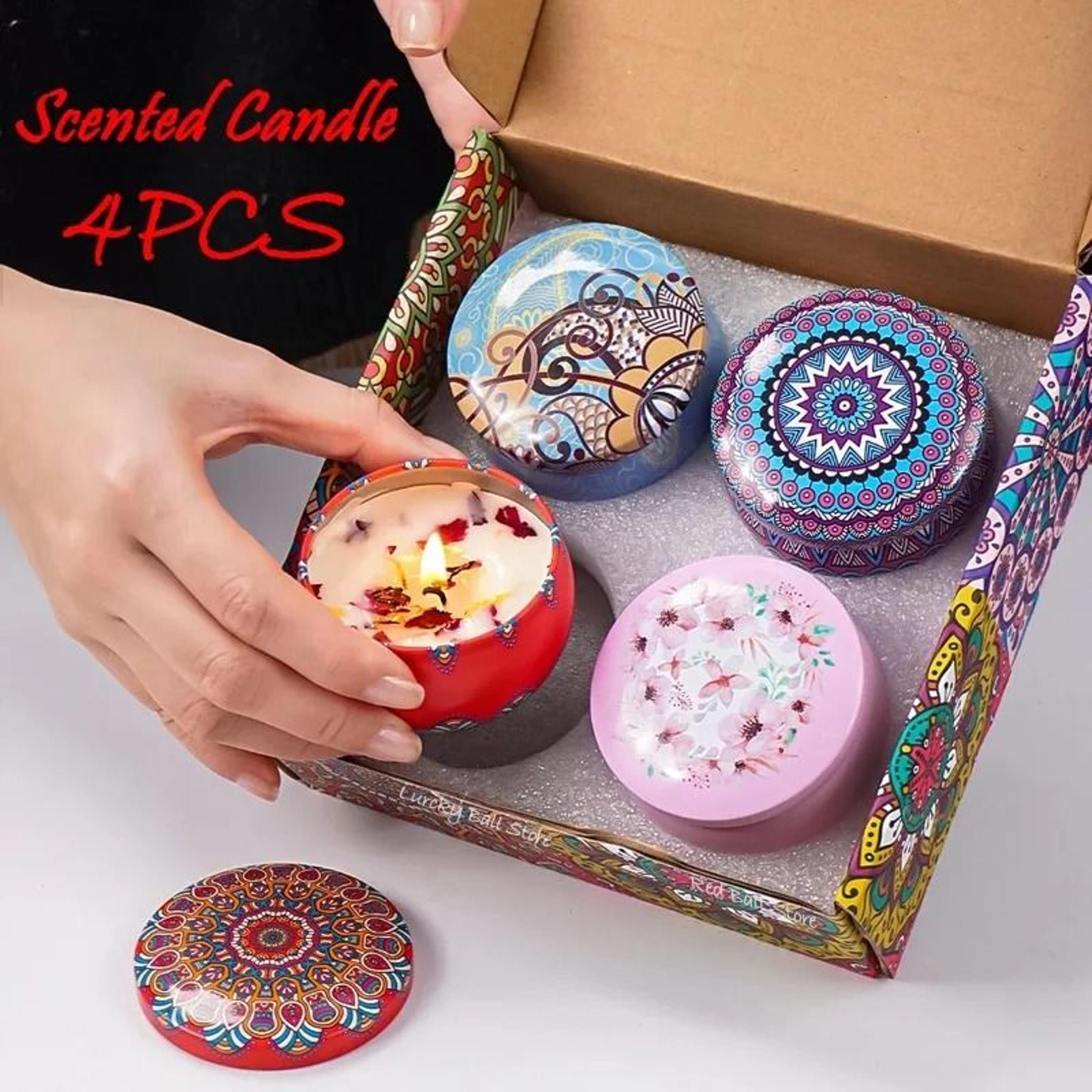 Luxury 4Piece Scented Candle Gift Set 0