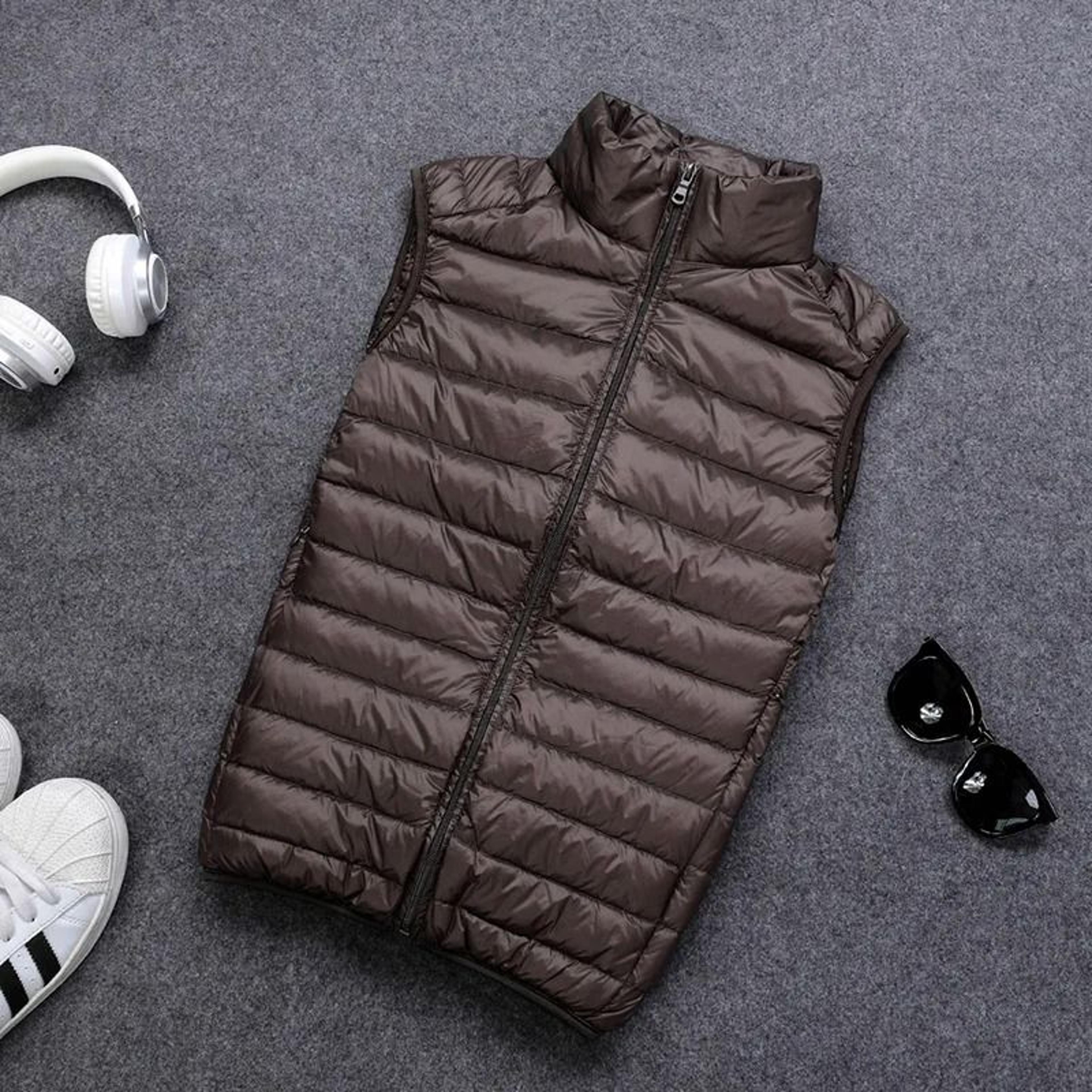 Mens Premium 90 White Duck Down Portable Vest 3