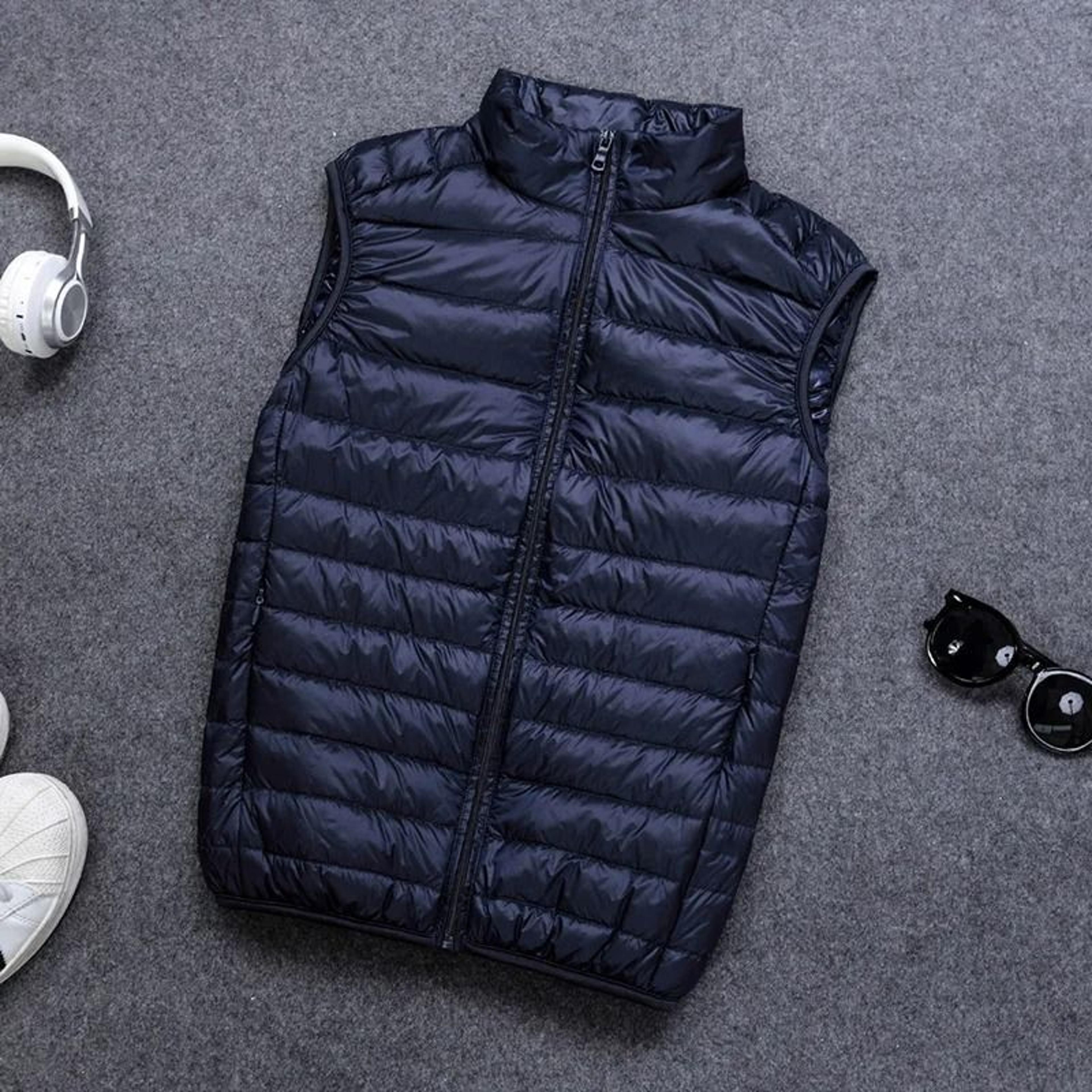 Mens Premium 90 White Duck Down Portable Vest 5