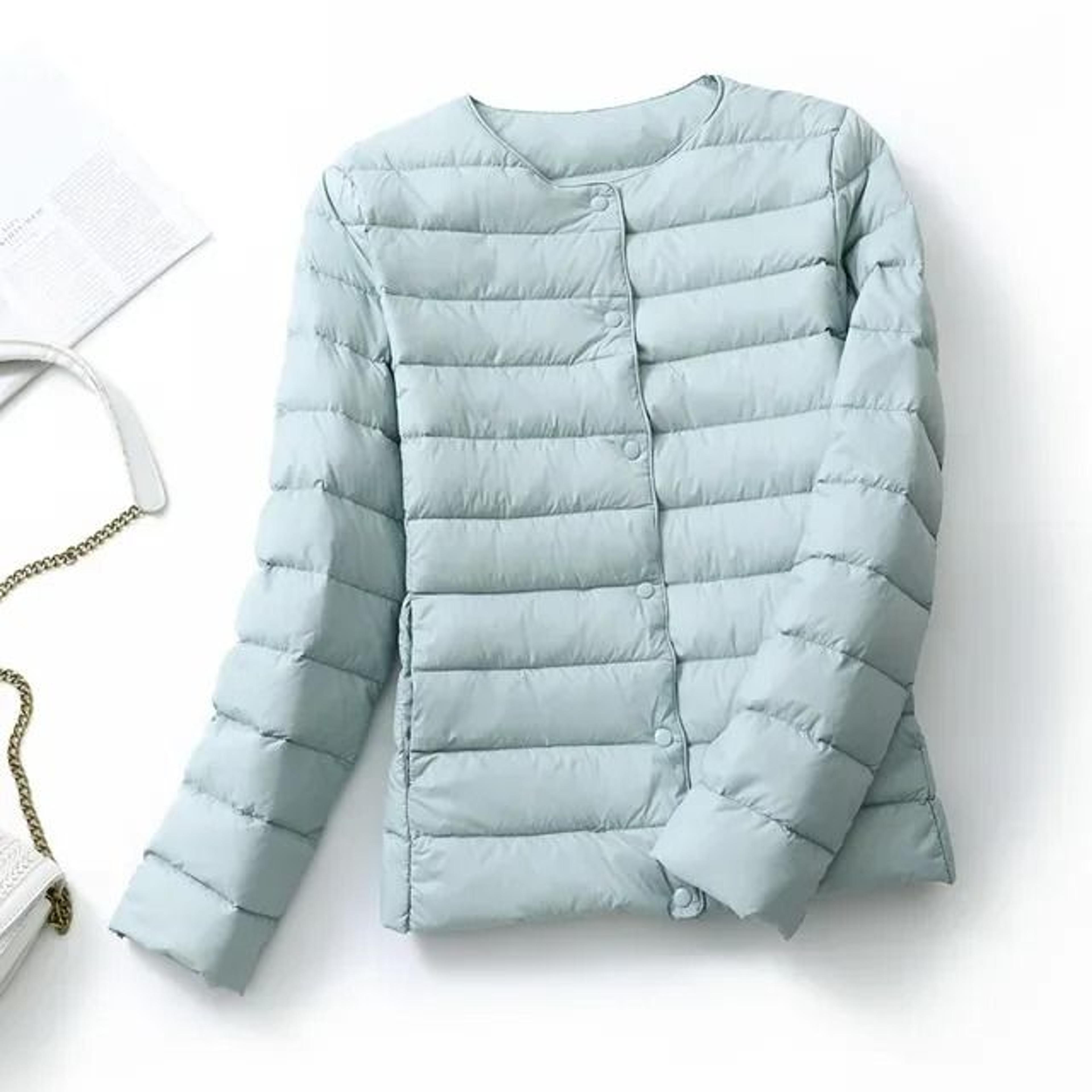Womens Ultralight Collarless Puffer Jacket 8