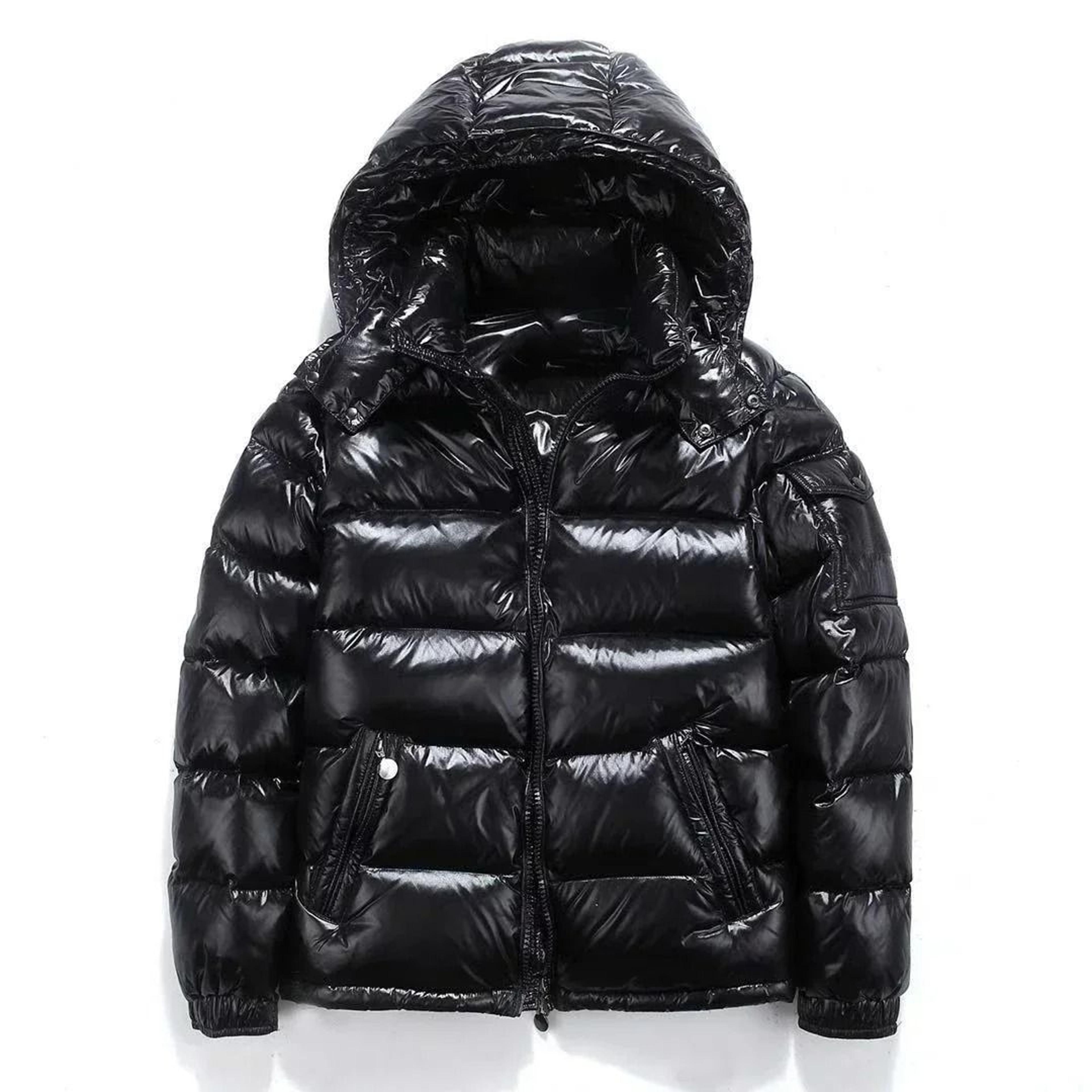 Mens HighGloss Winter Parka  Thicken Thermal Warm Coat 1