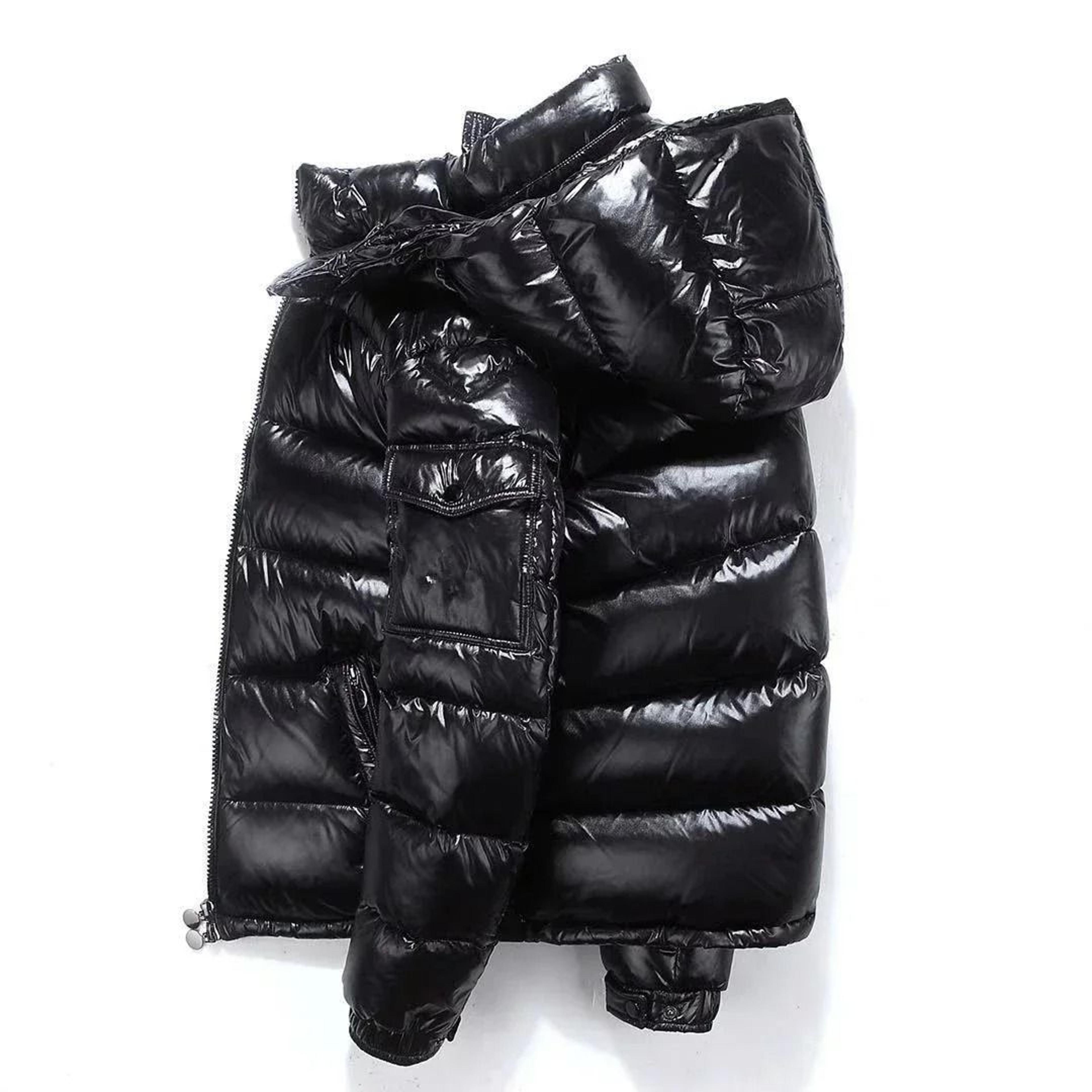 Mens HighGloss Winter Parka  Thicken Thermal Warm Coat 2