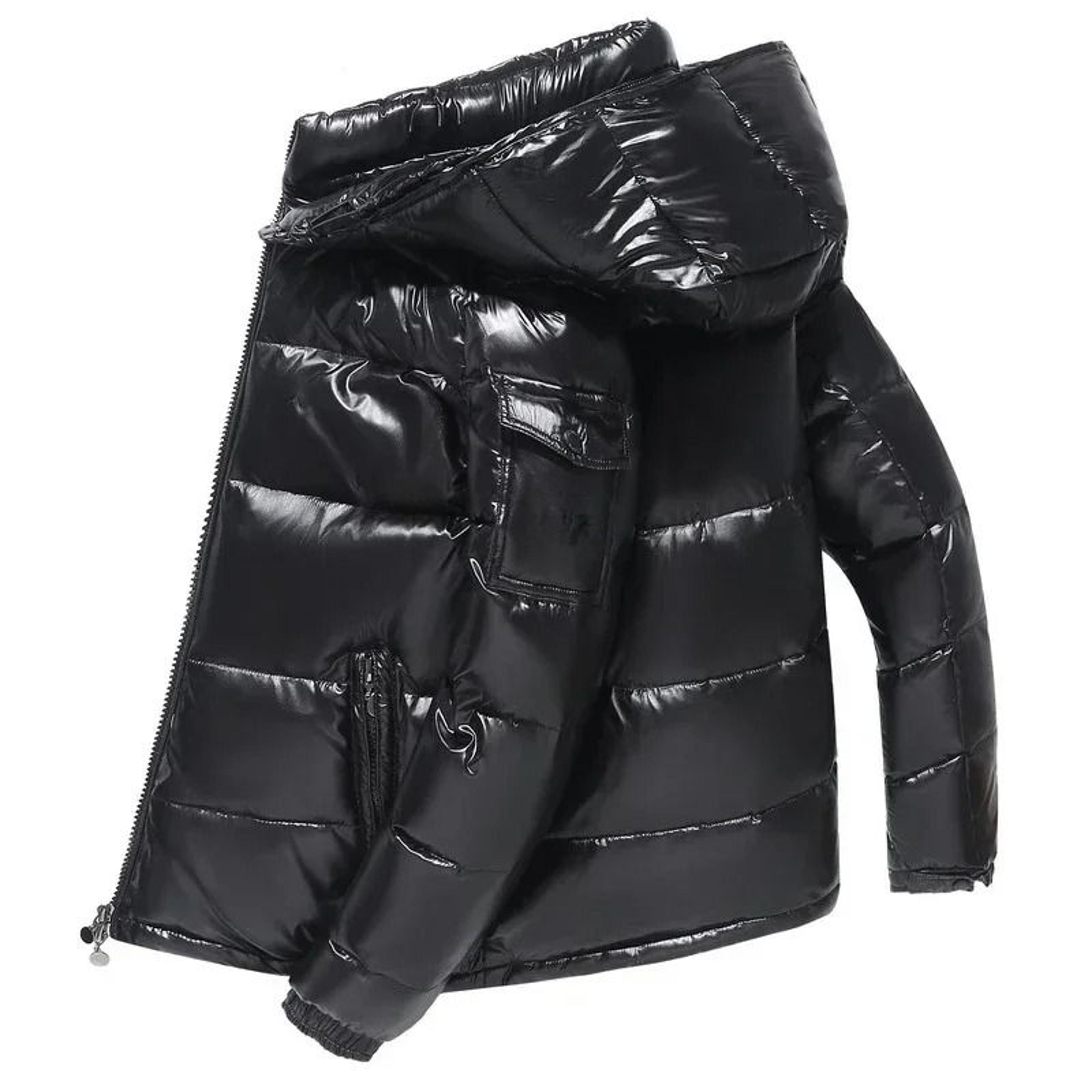 Mens HighGloss Winter Parka  Thicken Thermal Warm Coat 3