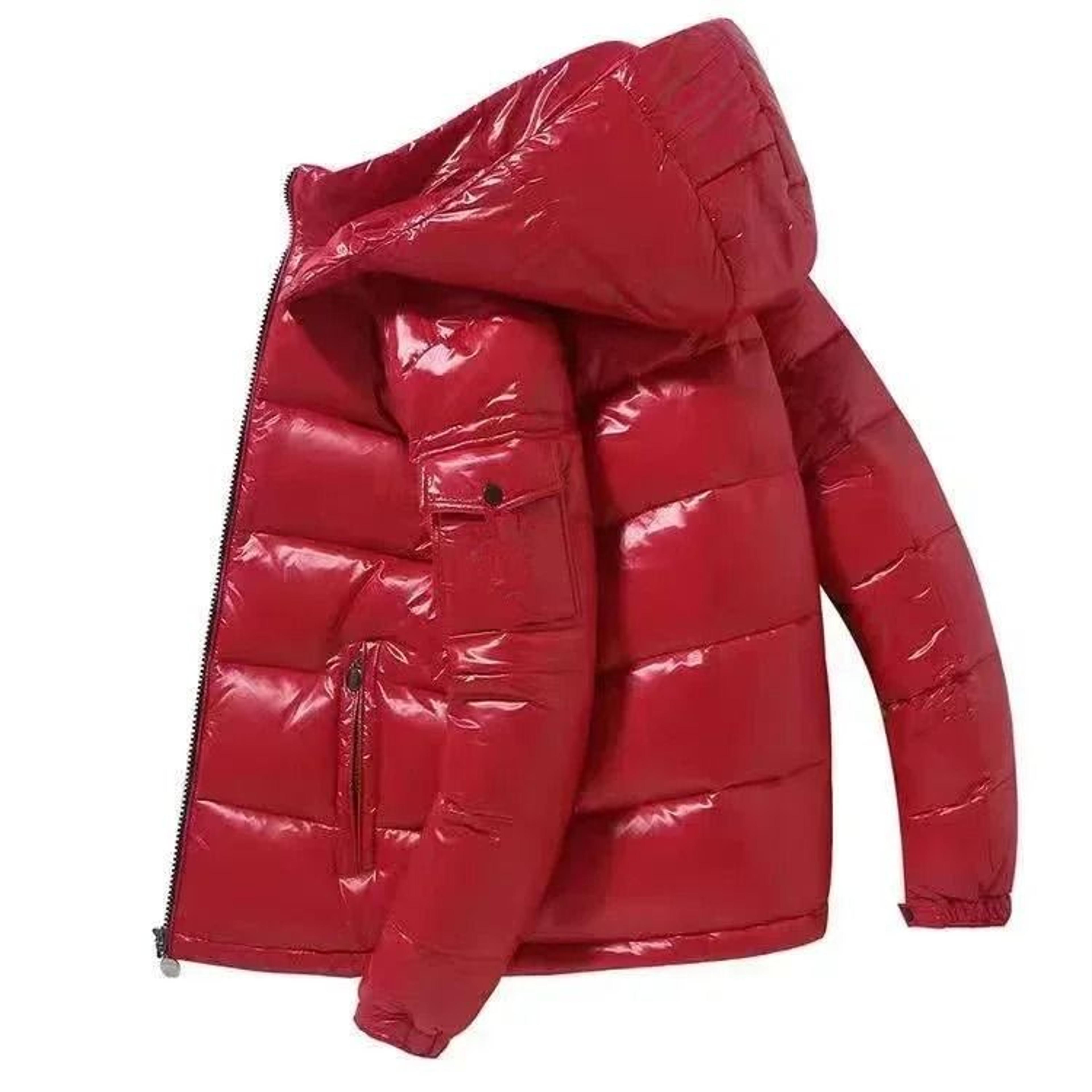 Mens HighGloss Winter Parka  Thicken Thermal Warm Coat 4
