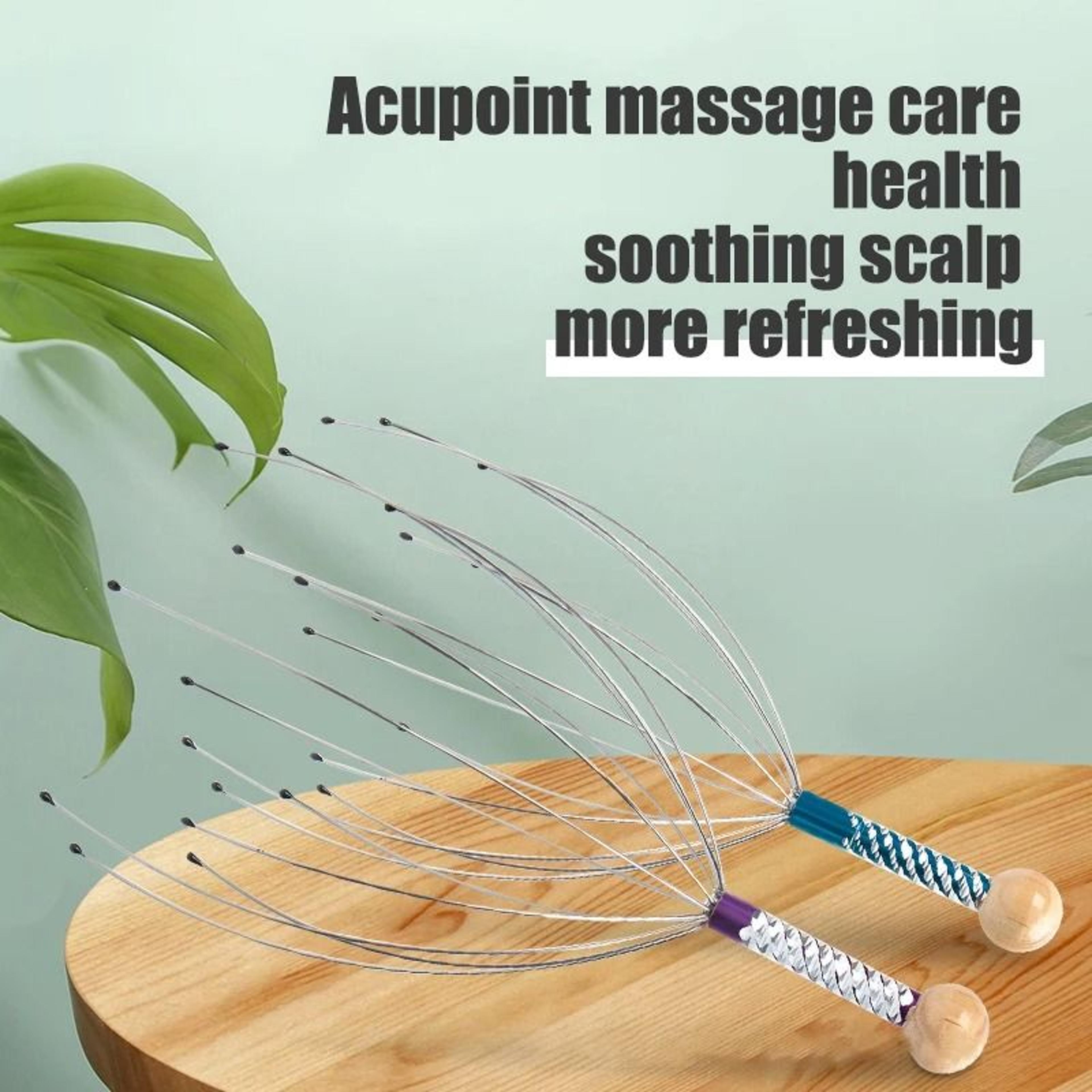 Octopus Scalp Massager  Divine Head Therapy  Wellness Tool 2