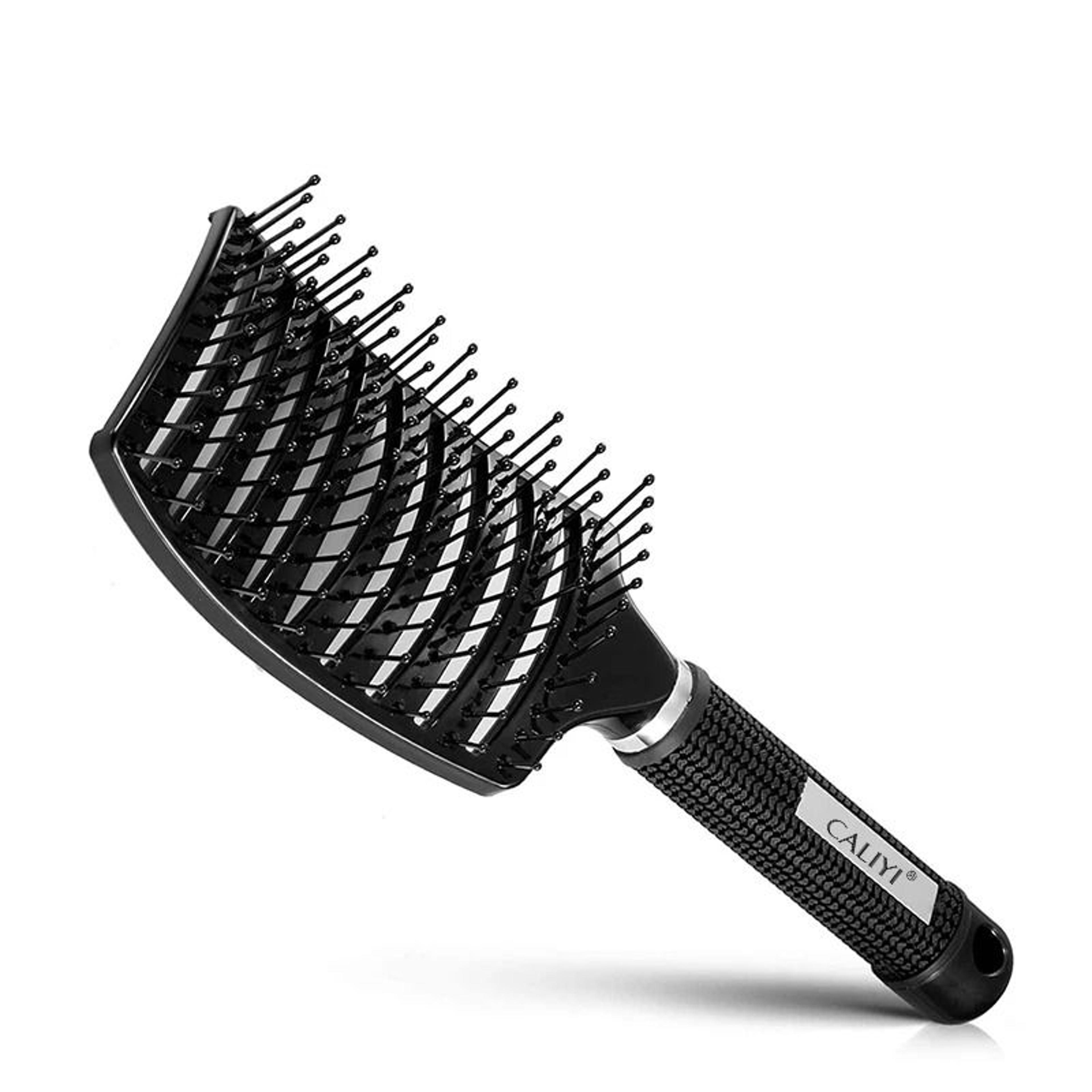 Curved Vented Brush  HighPerformance Airflow Detangling Paddle 6