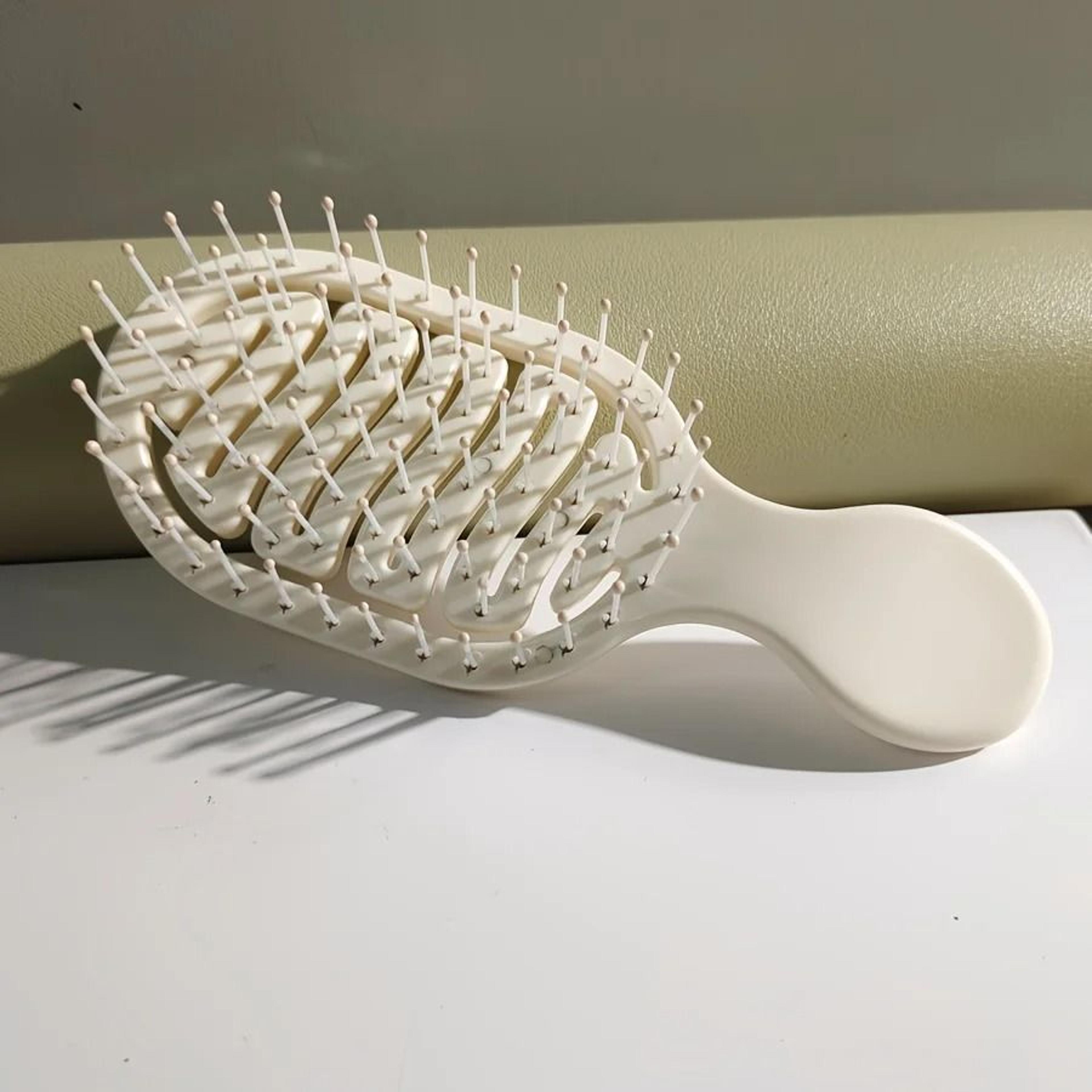 Mini Track Travel Hairbrush  Portable HollowVent Detangling Tool 6