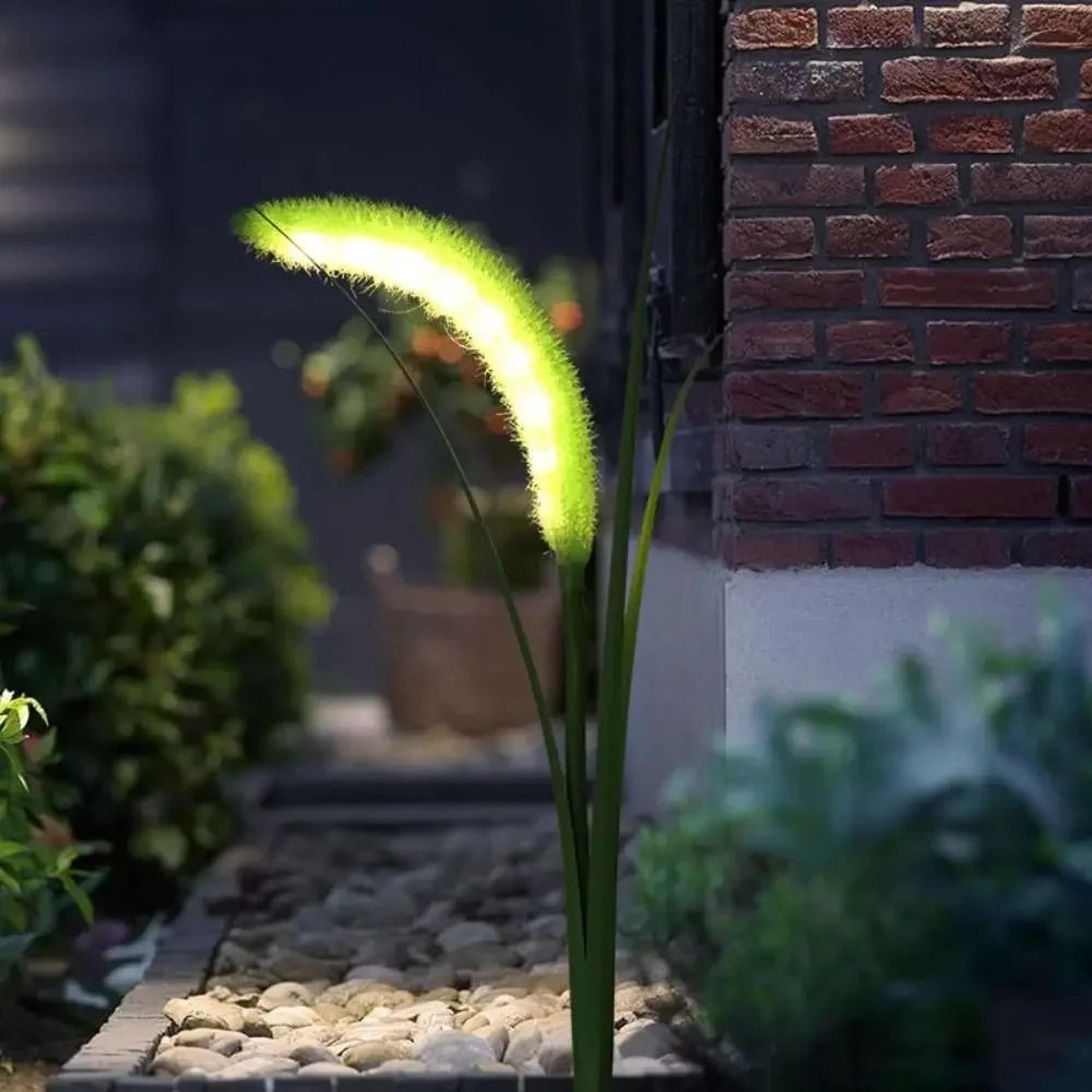 Solar Dog Tail Grass Garden Lights 4