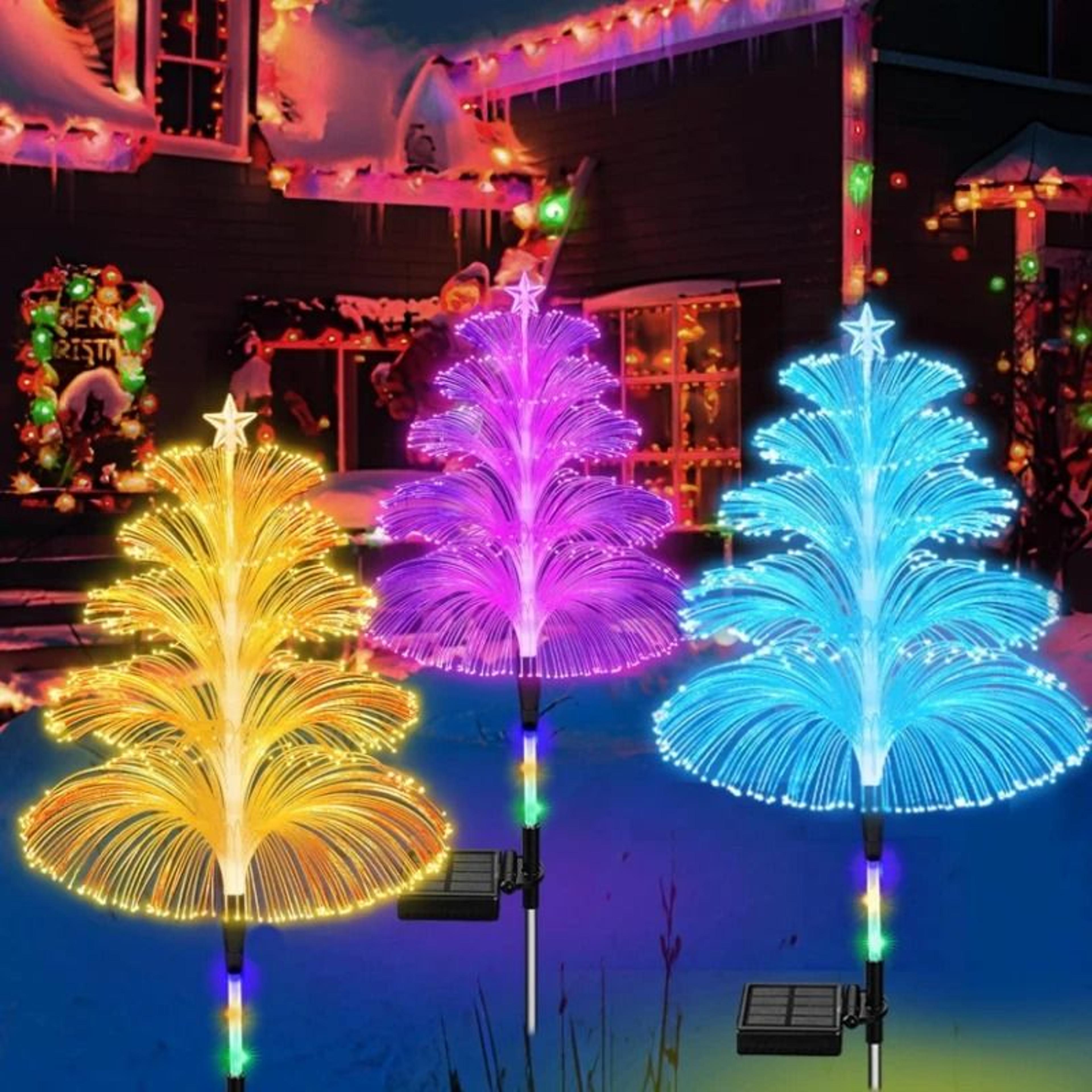 Solar ColorChanging Jellyfish Garden Lights 5