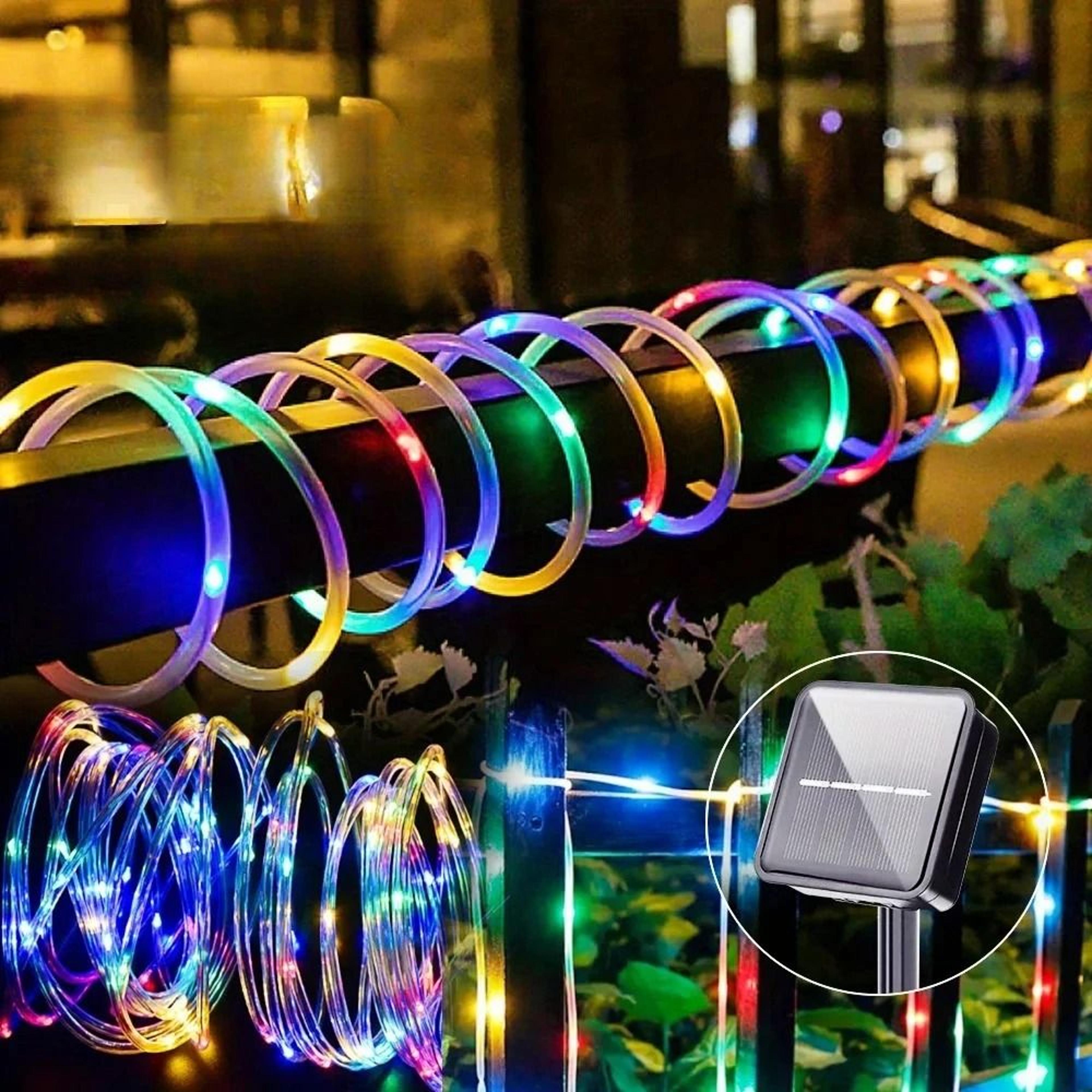 Elite Solar Powered Pipe Fairy String Lights 8