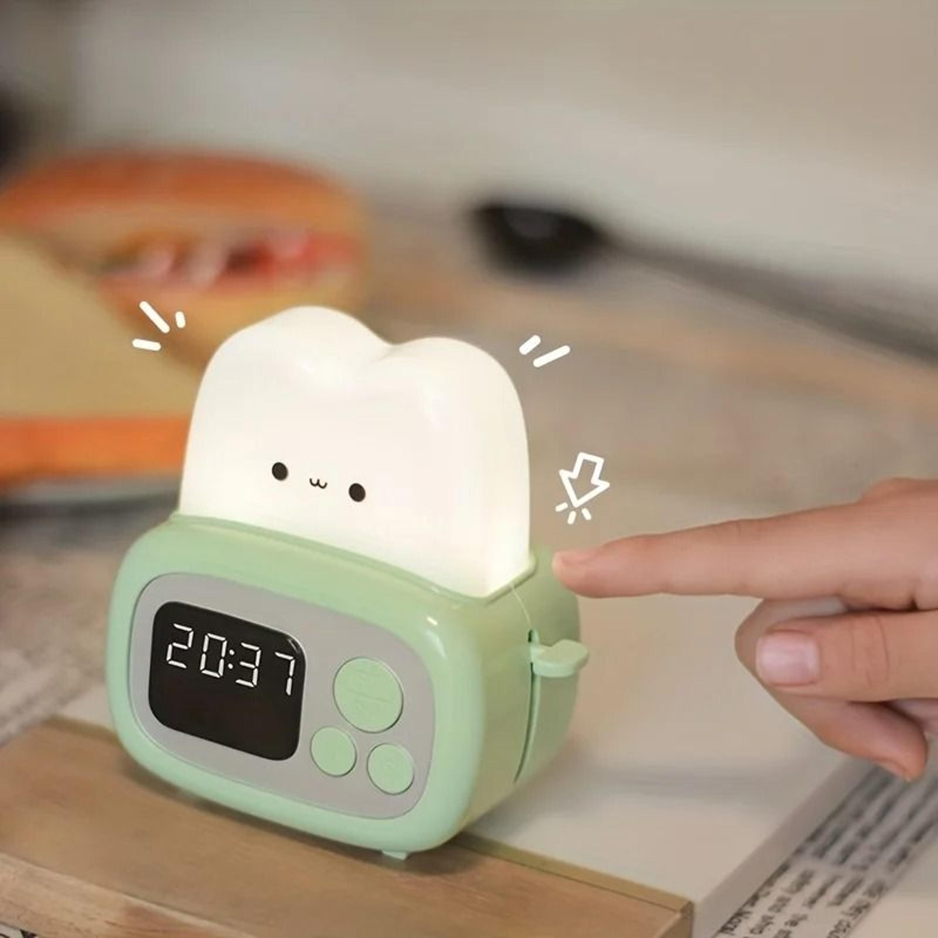 Time Bread Maker Toaster Alarm Clock 4