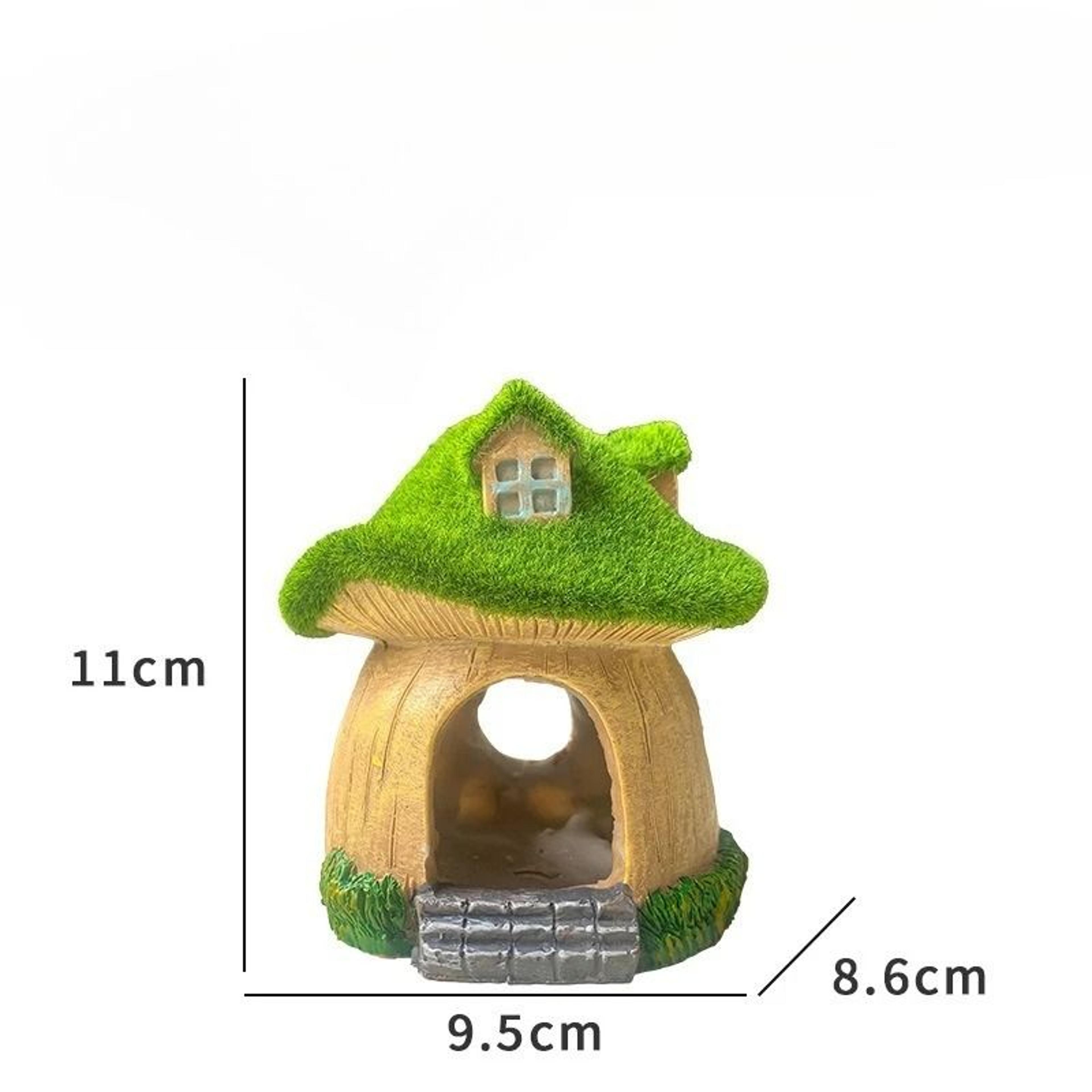 Whimsical Mushroom Moss House Ornament 6