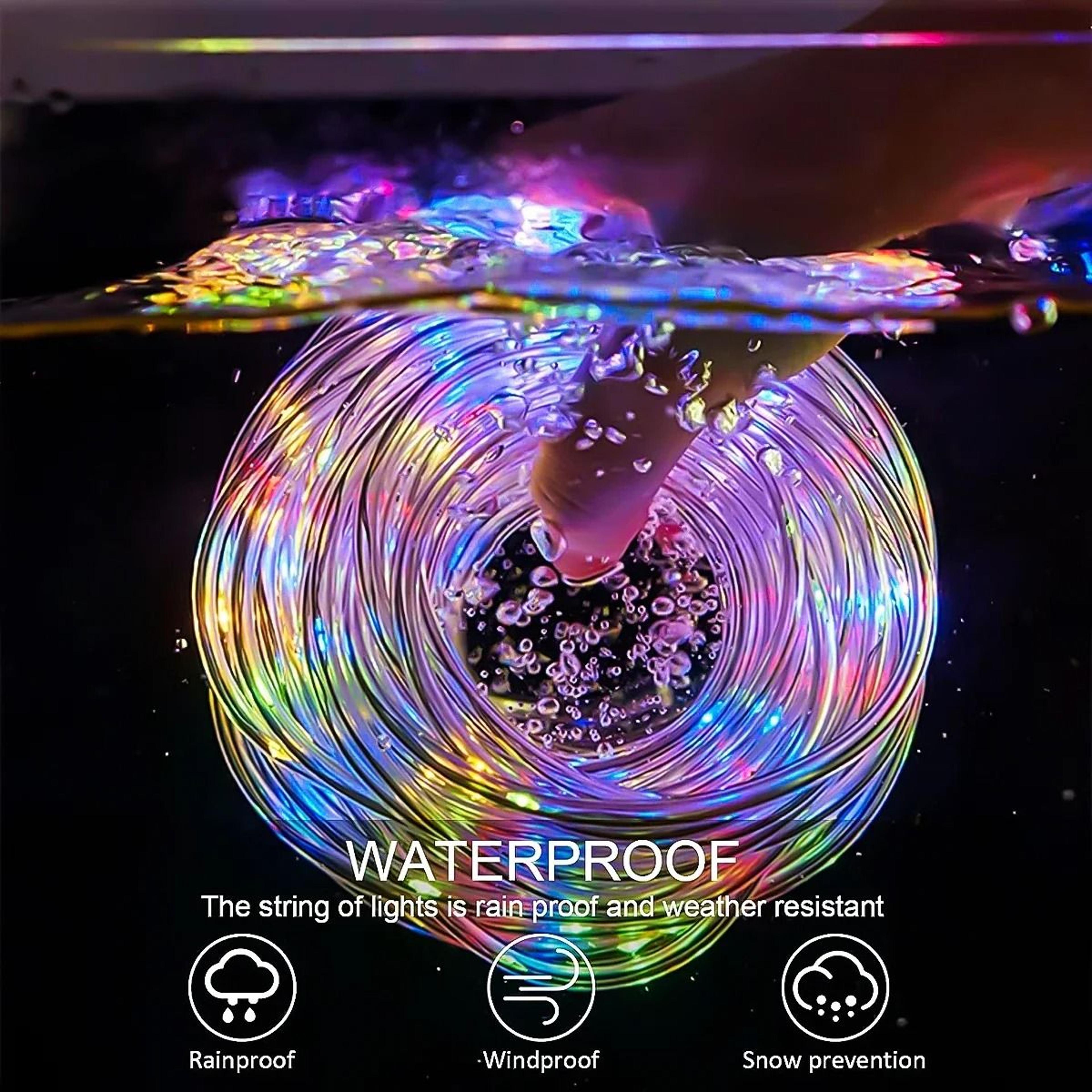 Solar Shielded Outdoor Rope Lights 2
