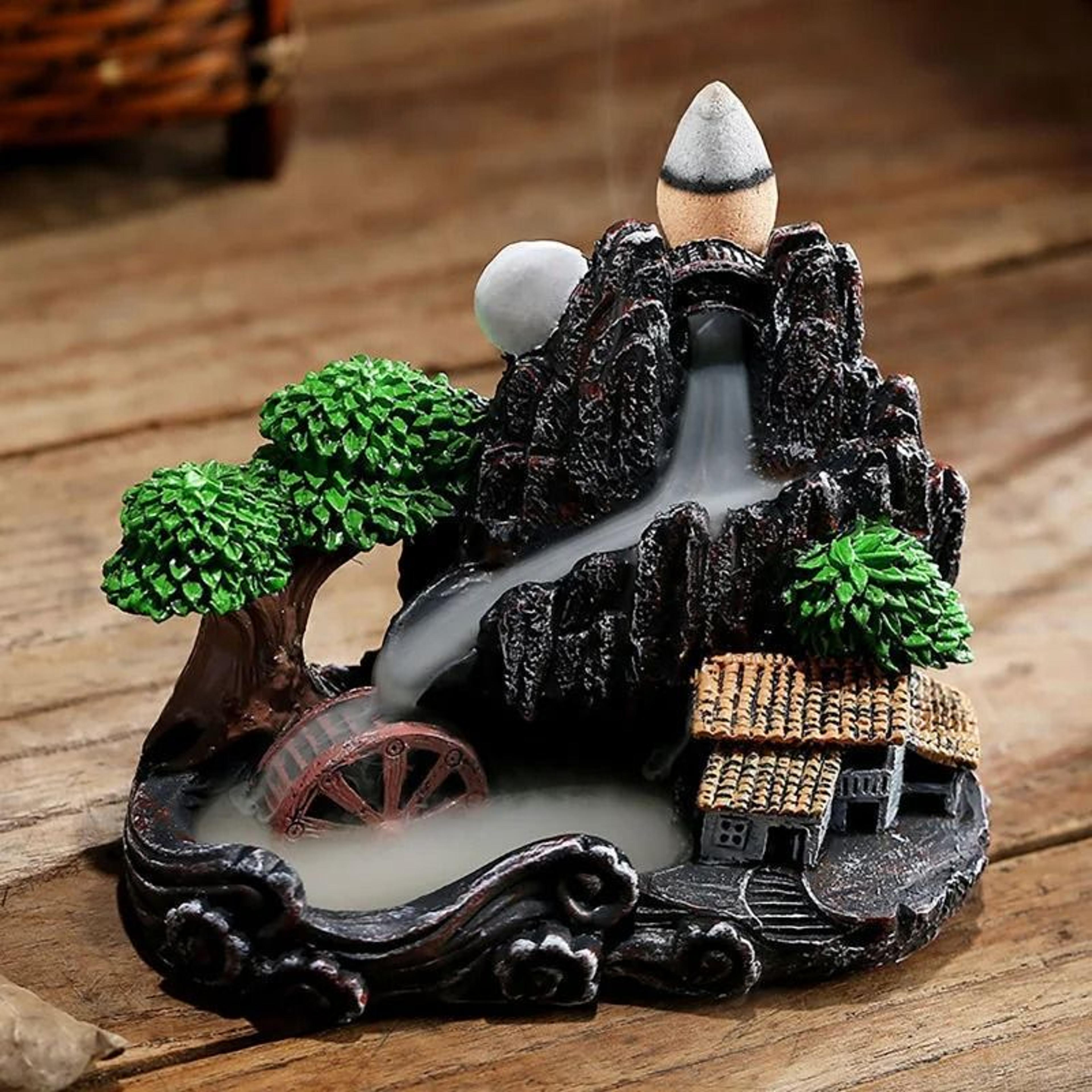 Zen Cascade Mountain Backflow Incense Burner 2
