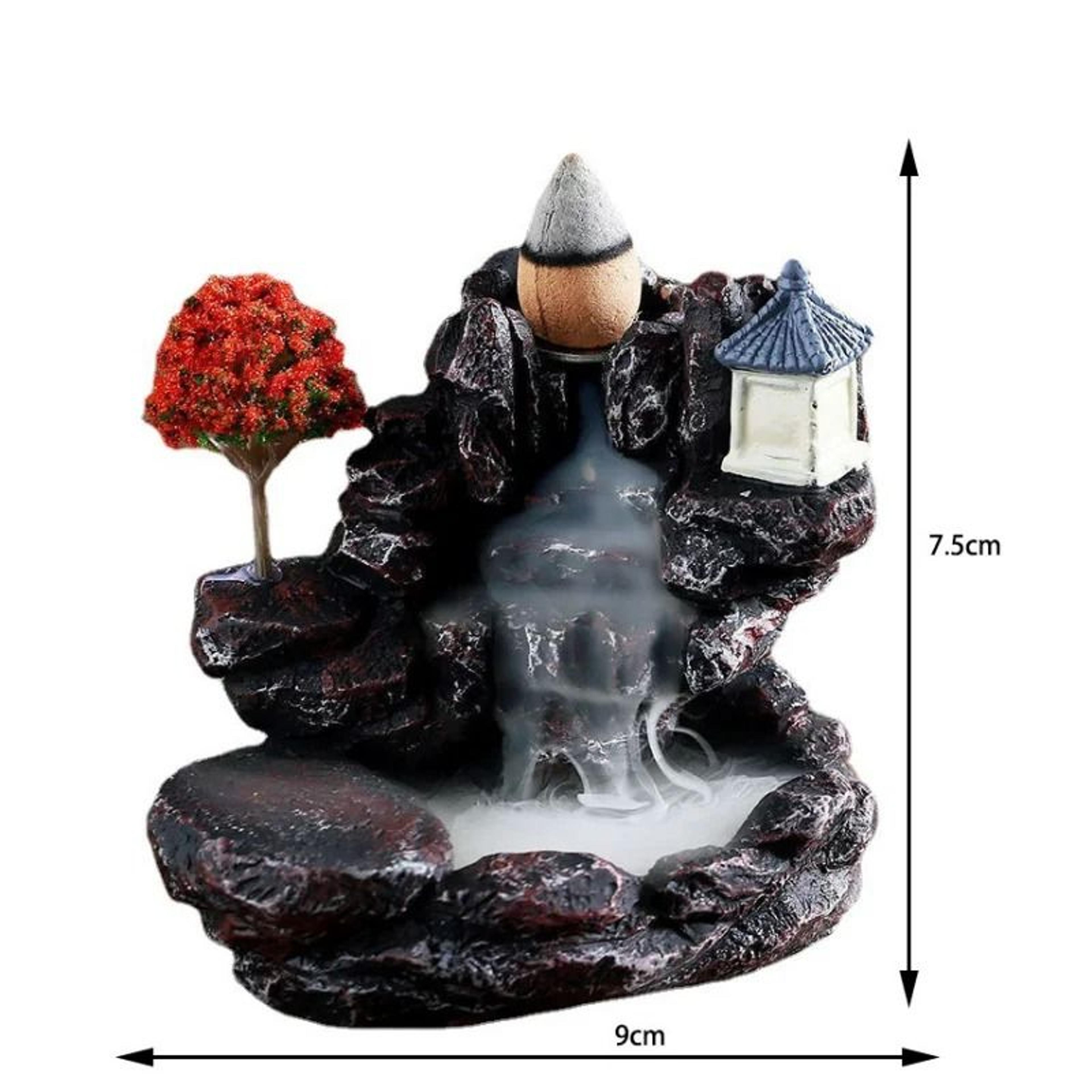 Zen Cascade Mountain Backflow Incense Burner 4