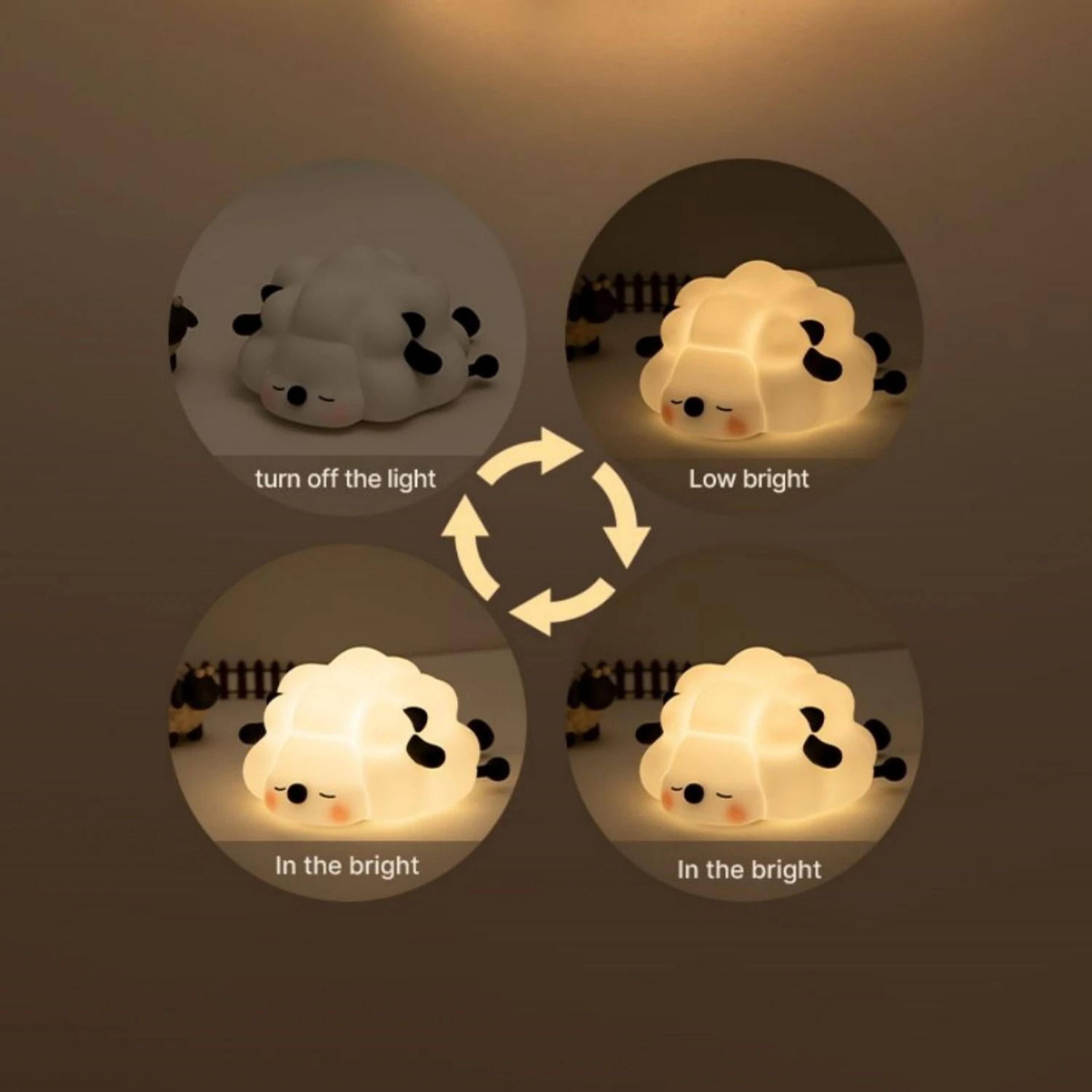 Dreamy Meadow Silicone Sheep Night Light 1