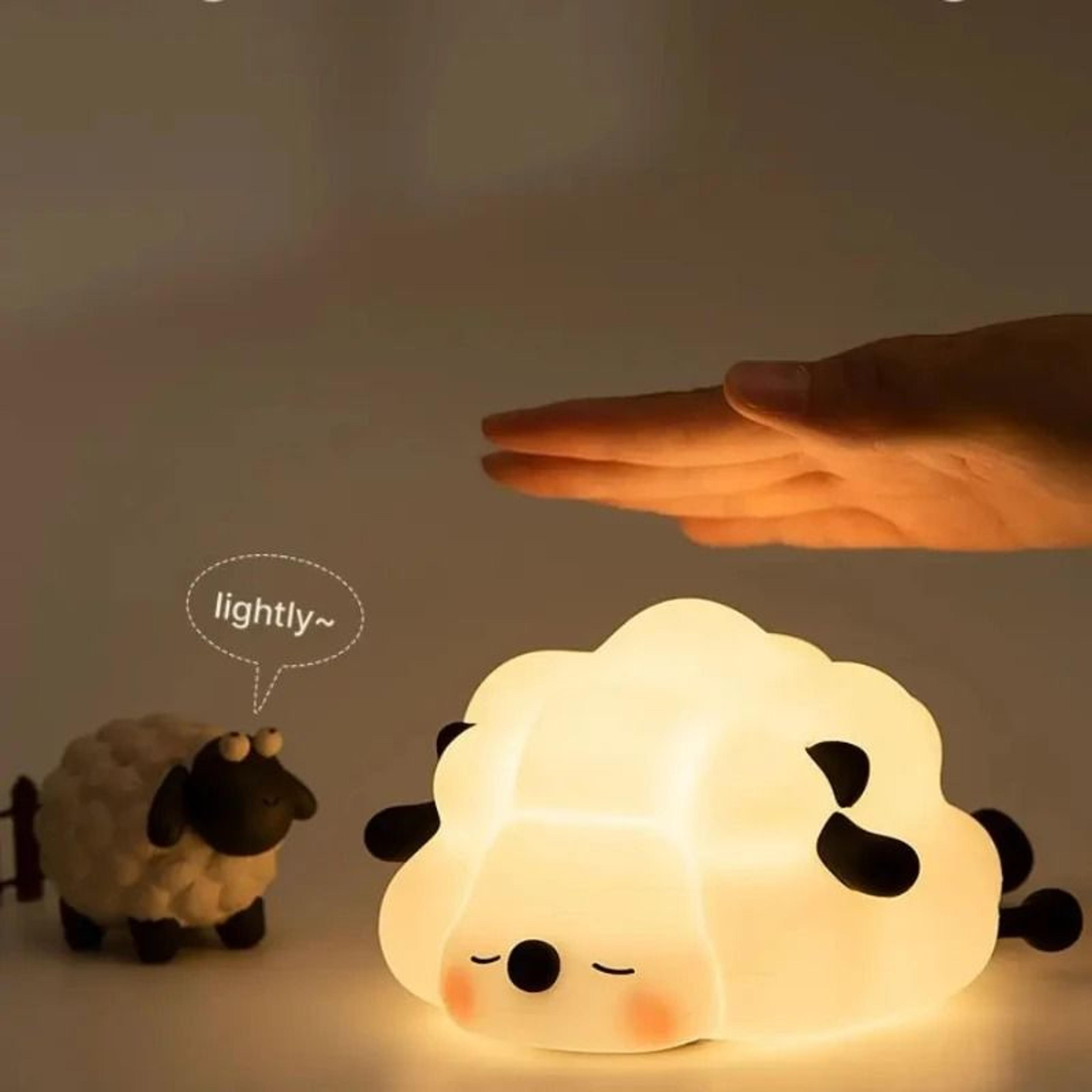 Dreamy Meadow Silicone Sheep Night Light 3