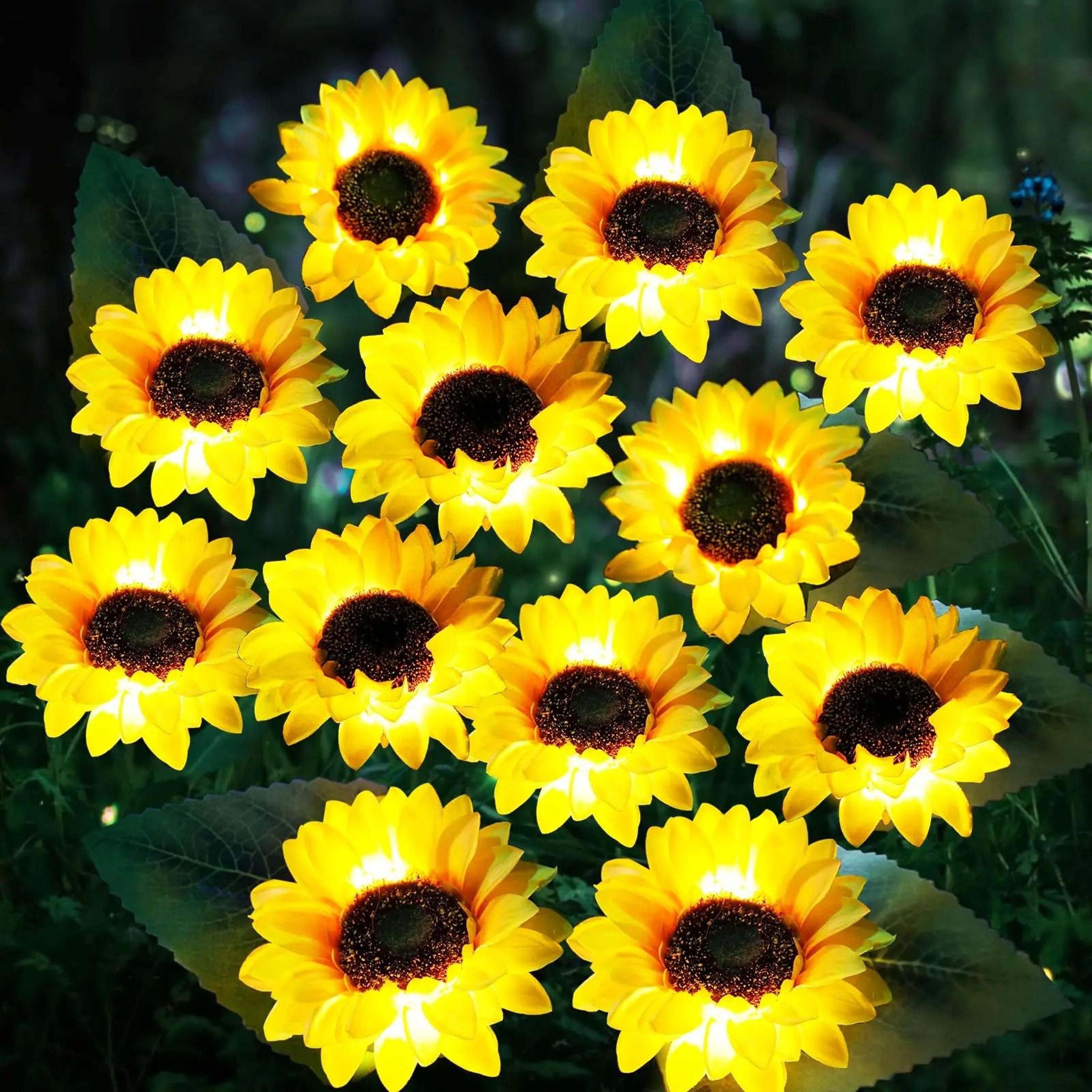 SunKissed Triple Bloom Solar Stakes 2