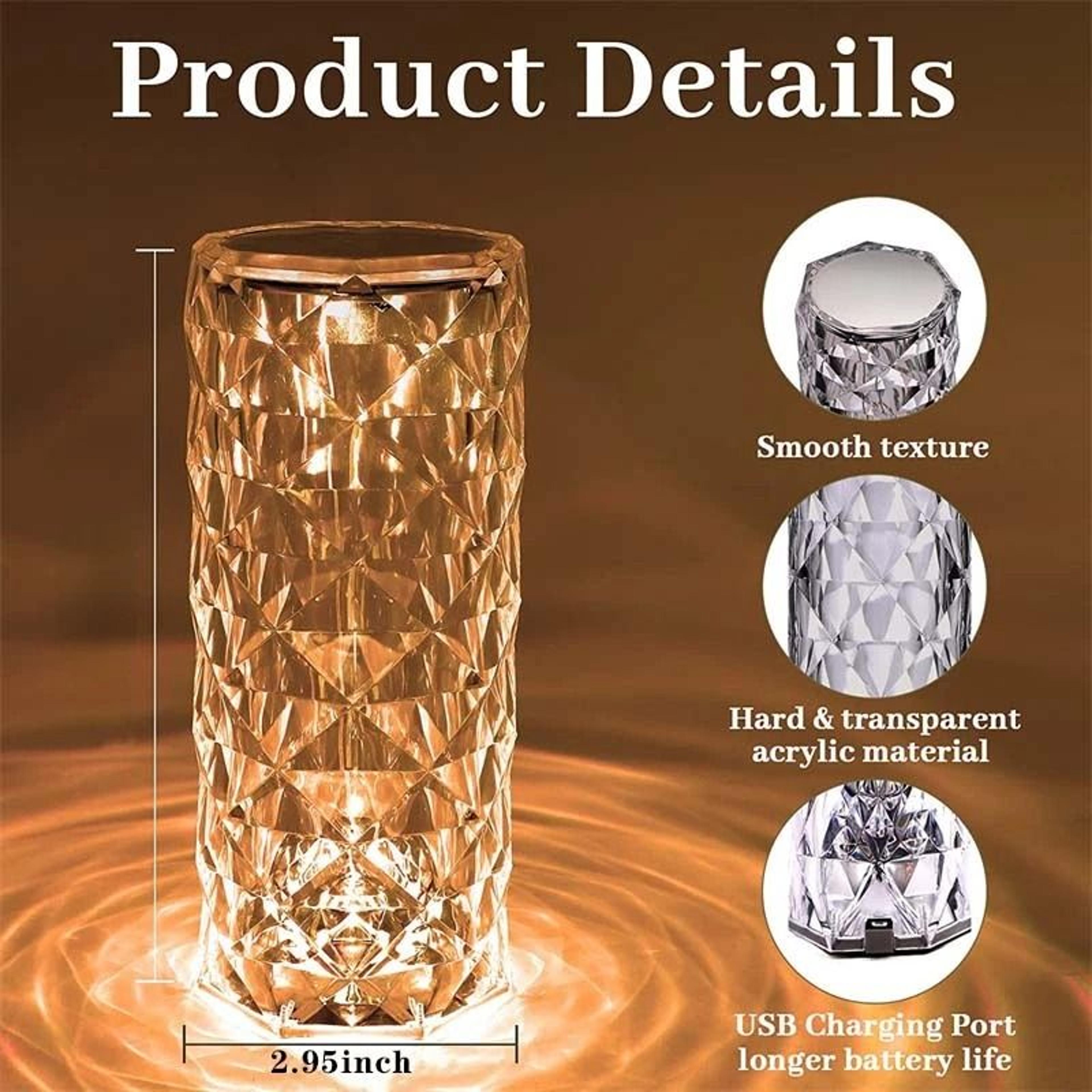 PrismRose Crystal Halo Table Lamp 1