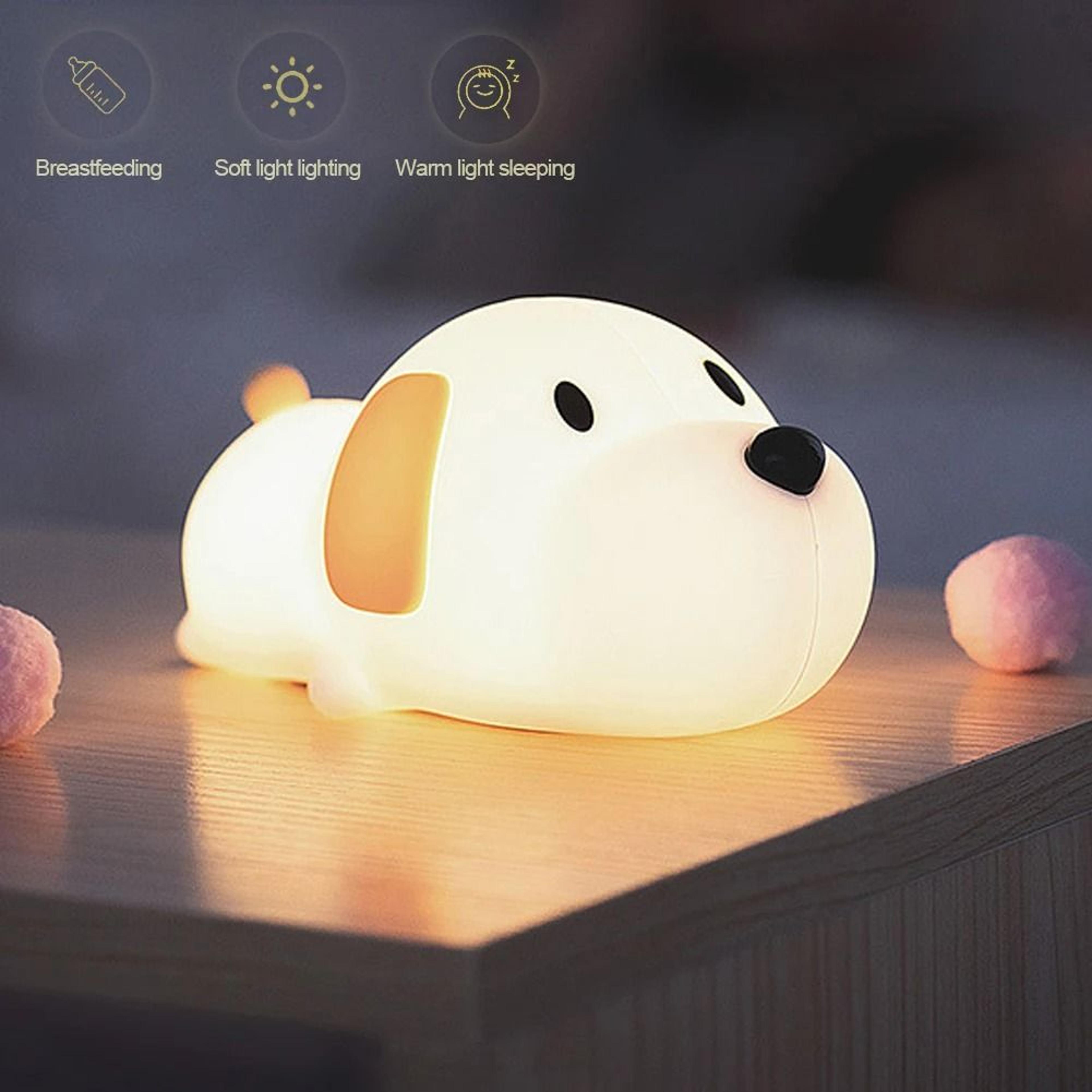 CuddleGlow Puppy Silicone Night Light 2