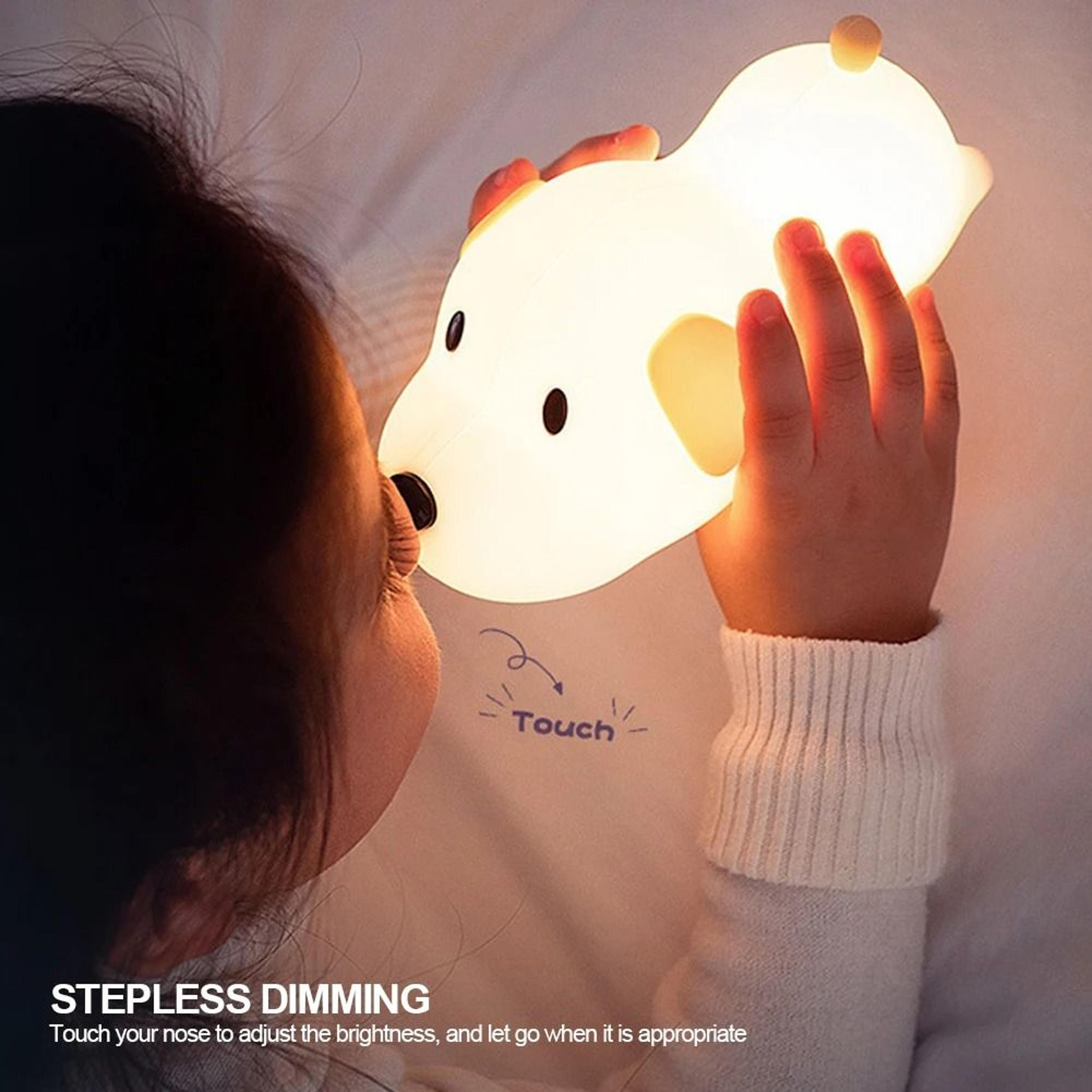 CuddleGlow Puppy Silicone Night Light 6