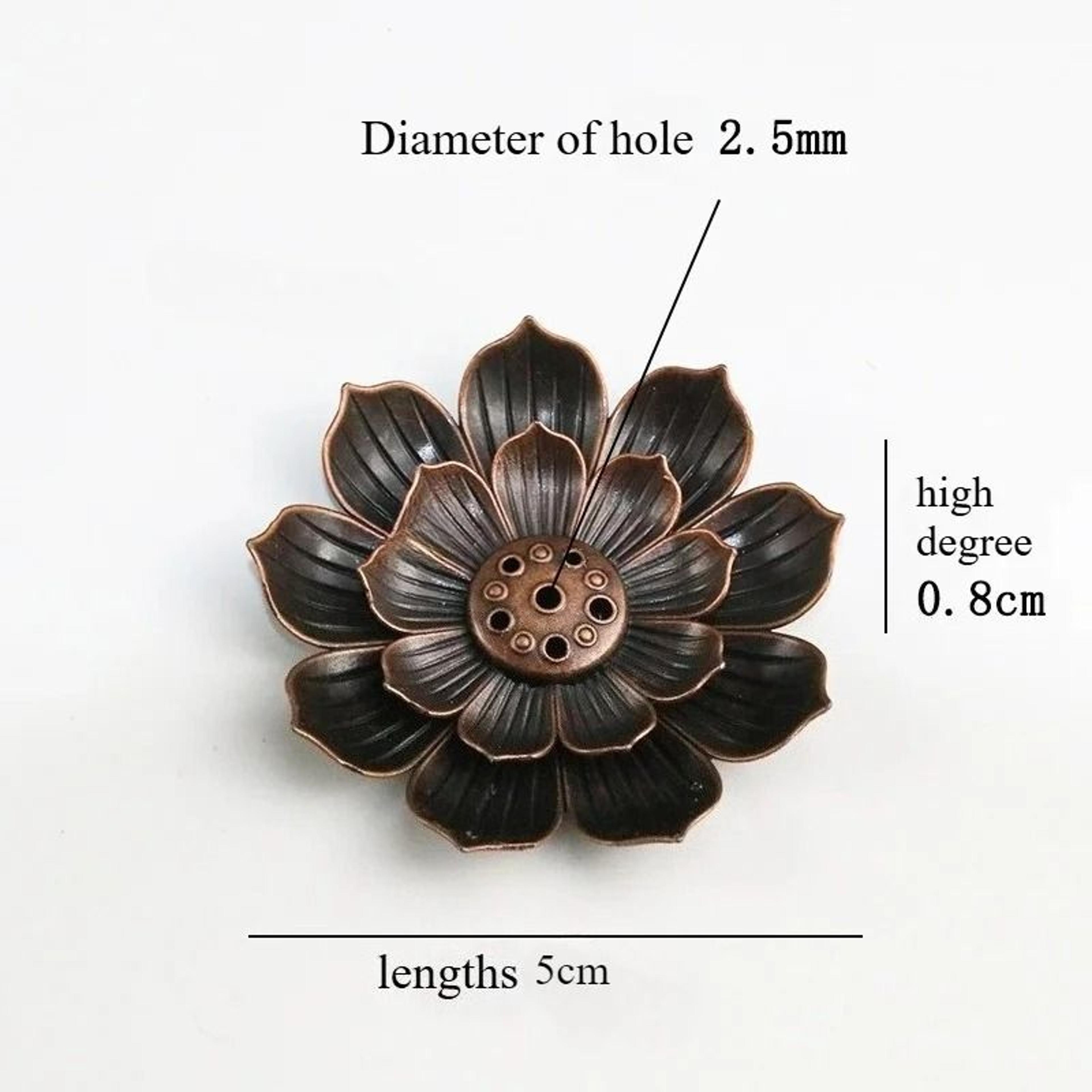 Sacred Bloom Bronze Lotus Censer 3