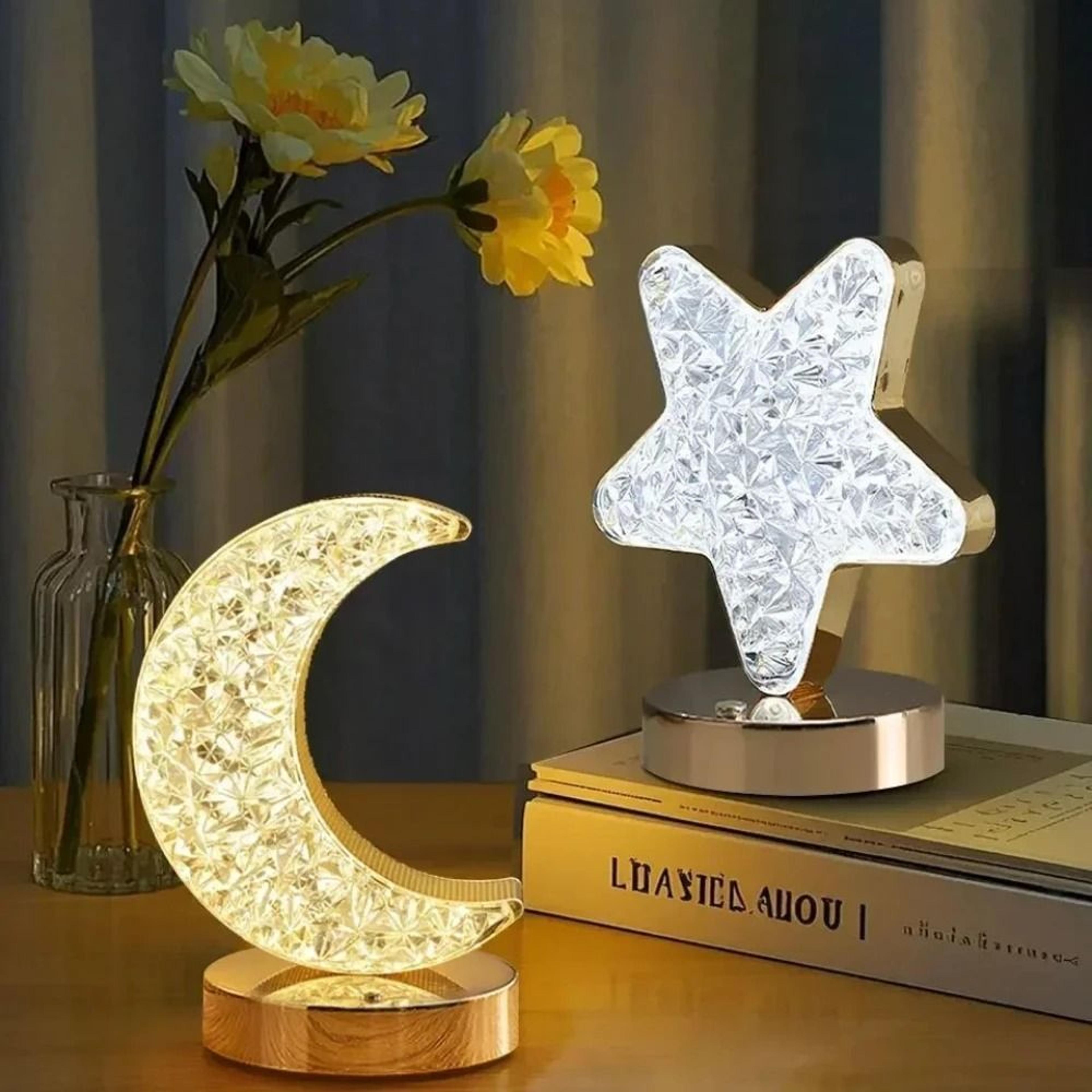 Celestial Crescent Starry Night Light 5