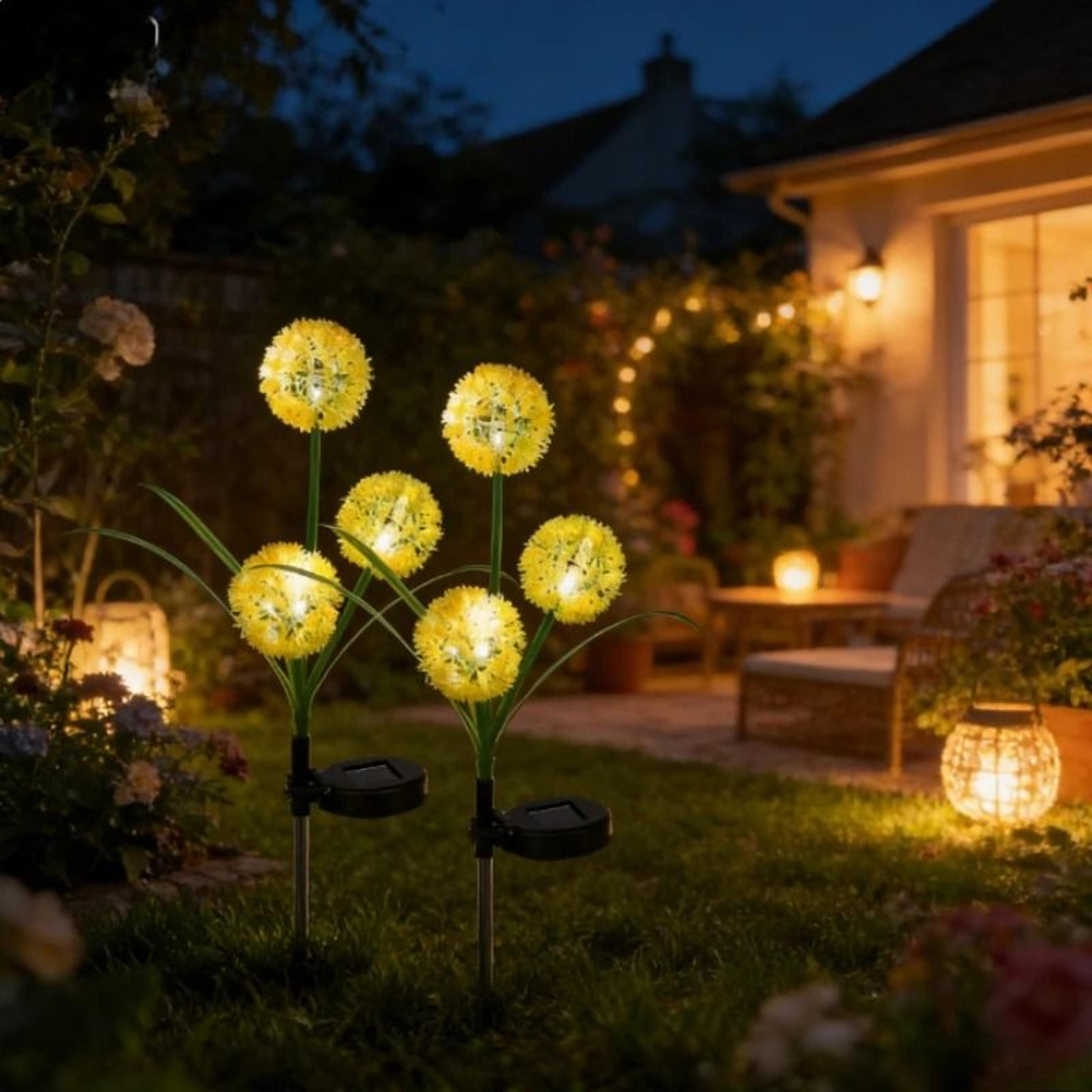 SpheroGlow TripleHead Solar Alliums 3