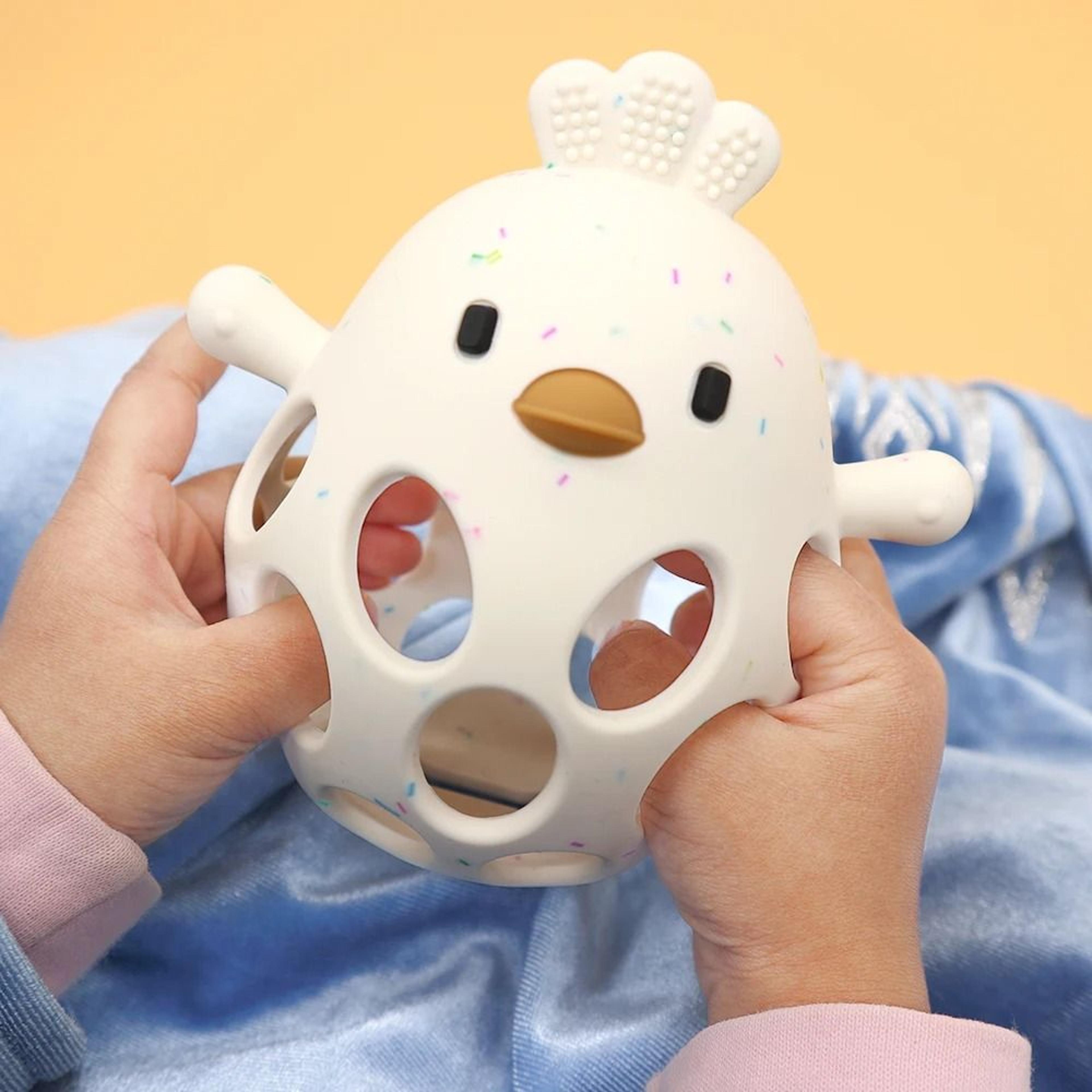 ChirpyChew Silicone Chick Teether 1