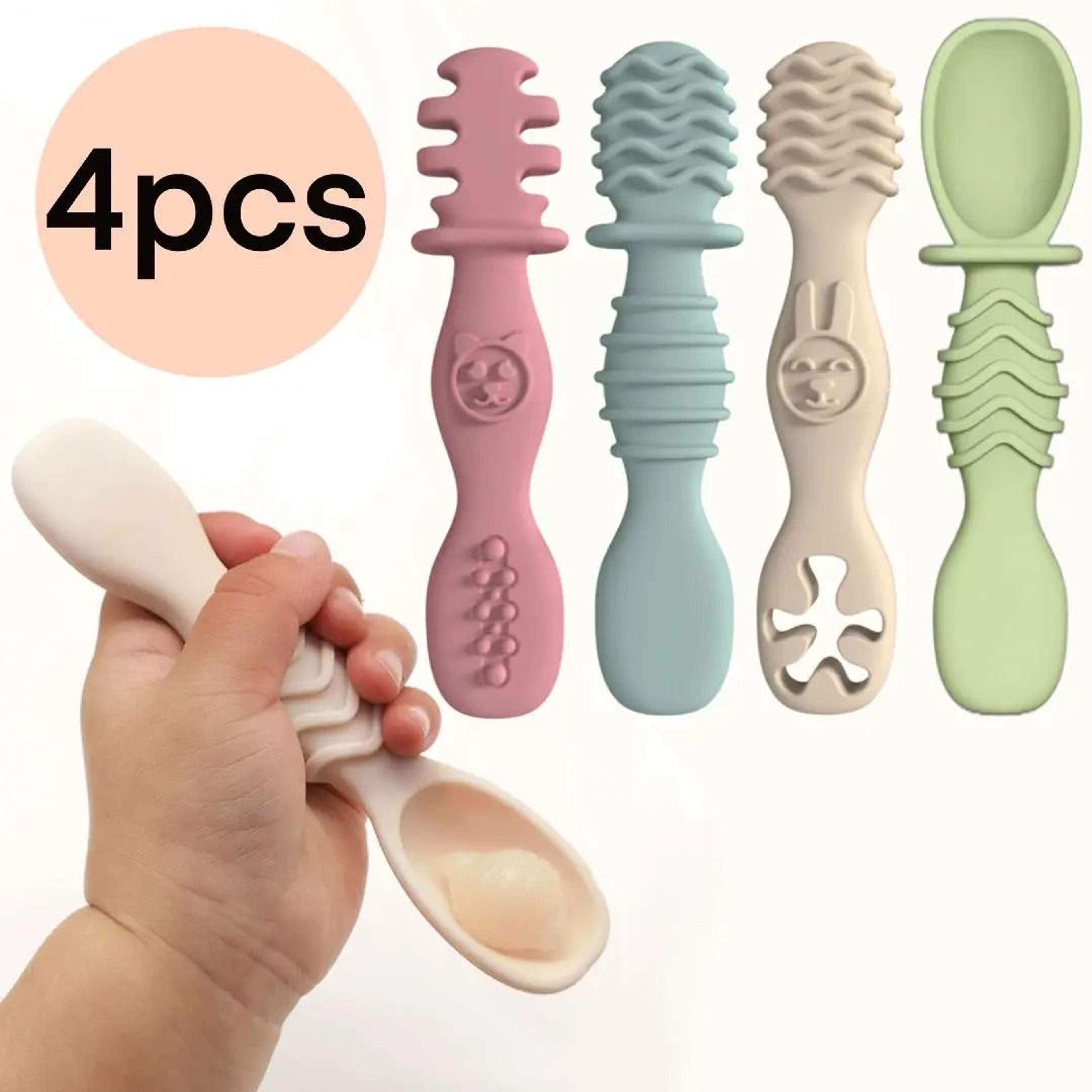FirstBites Silicone Training Spoon Set 0