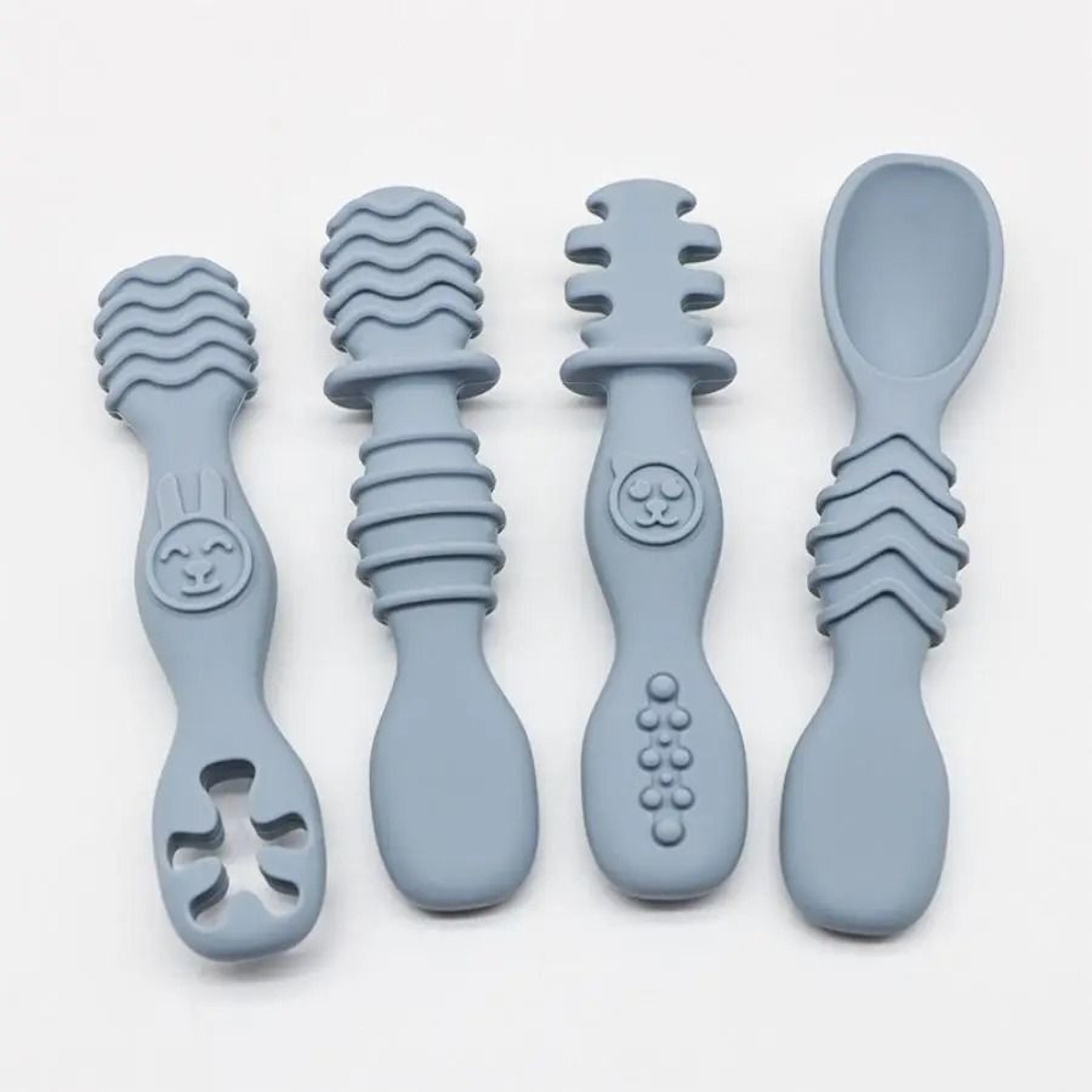 FirstBites Silicone Training Spoon Set 6