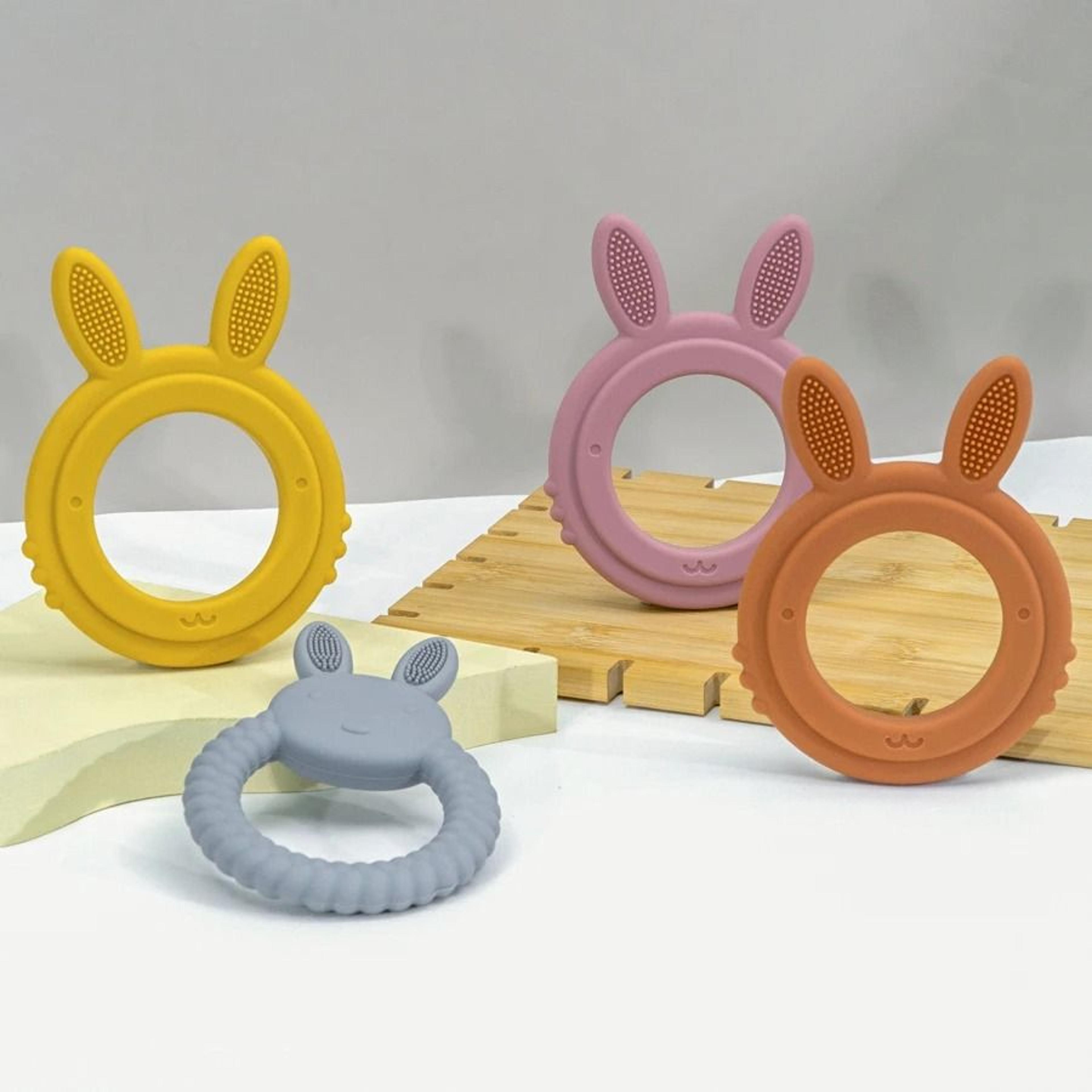 Elite Cottontail Comfort Silicone Rabbit Teether 5