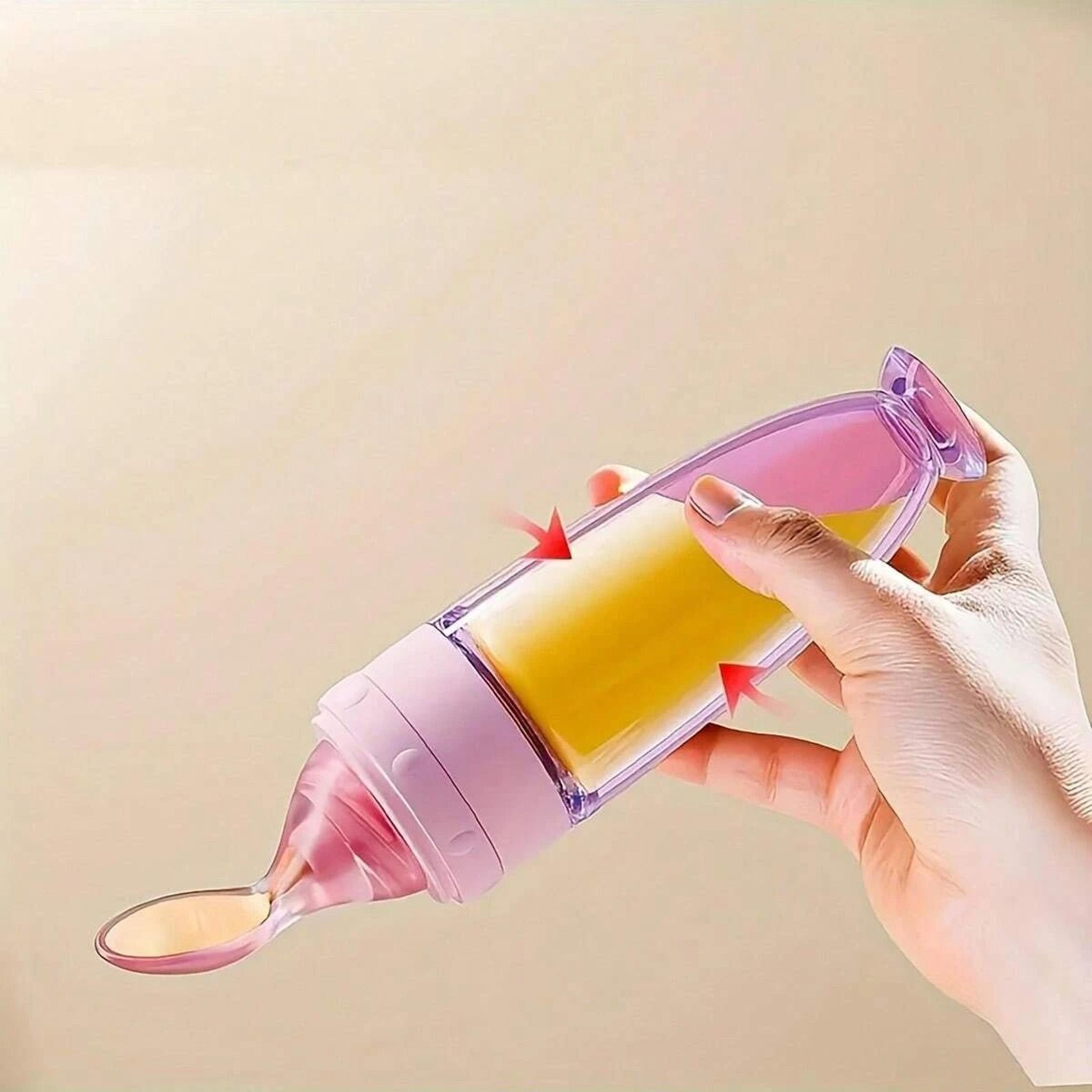 SqueezenFeed Silicone Cereal Spoon Bottle 1