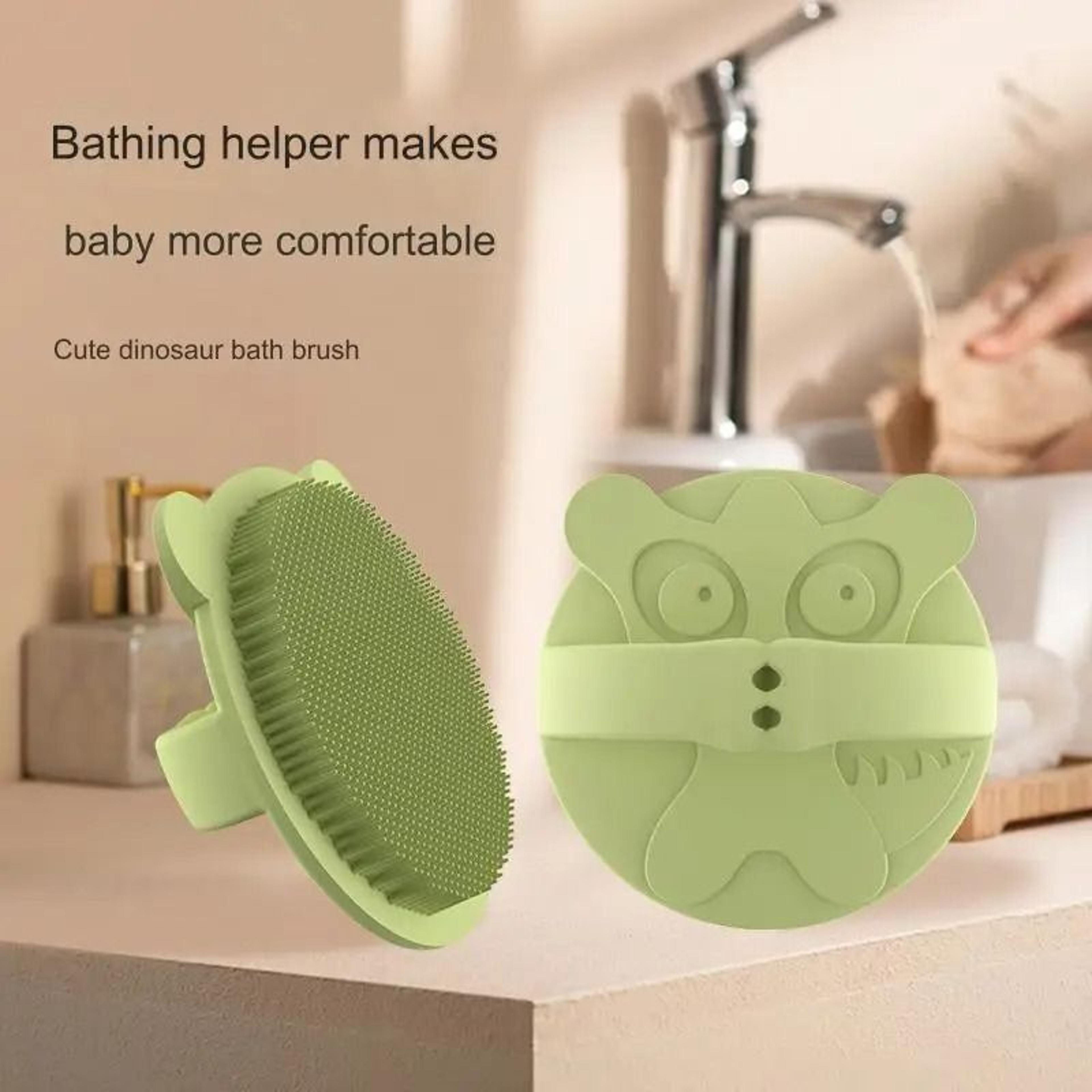 DinoGently Silicone Scalp Massager  Shampoo Brush 1