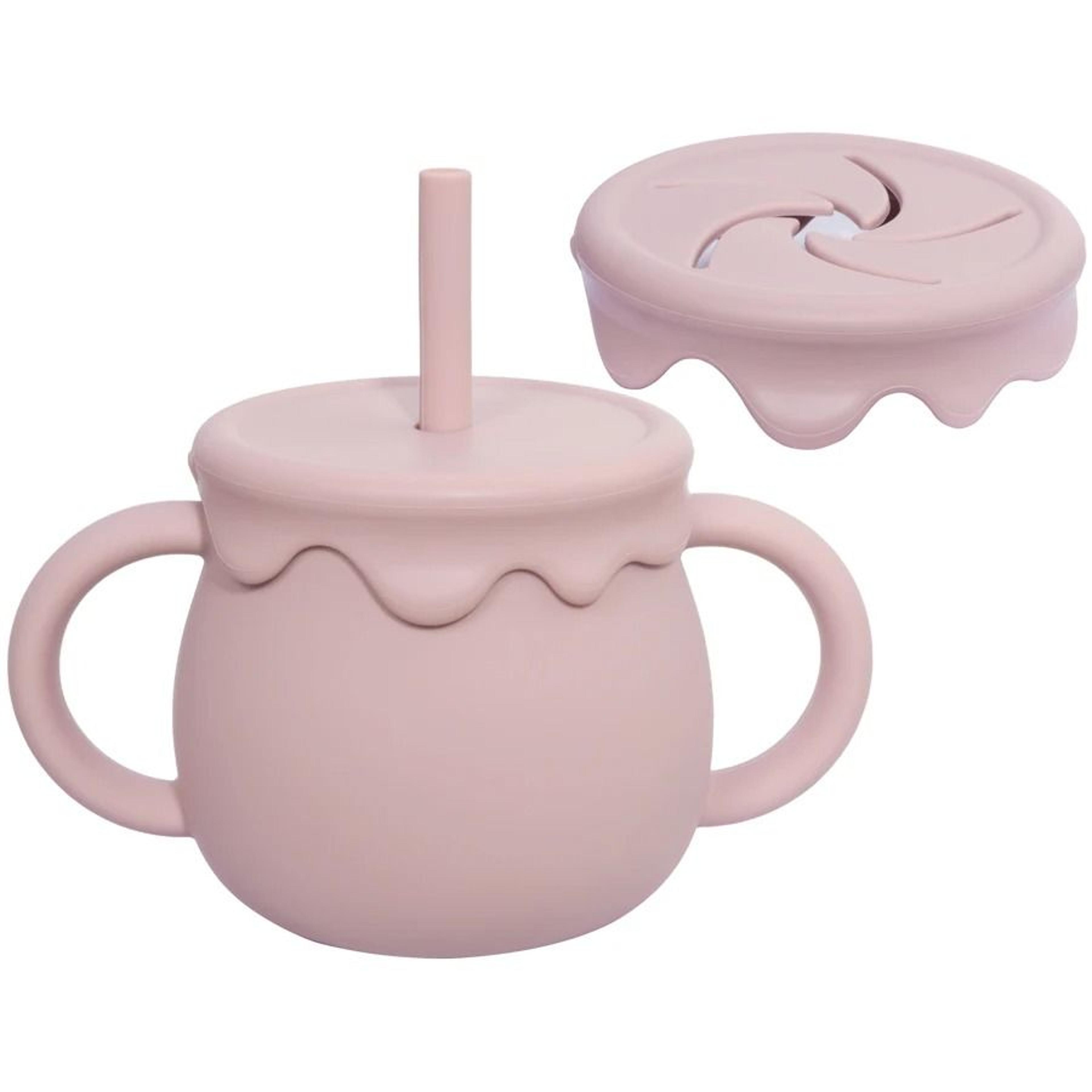 BloomSip 2in1 Silicone Snack  Sippy Cup 10